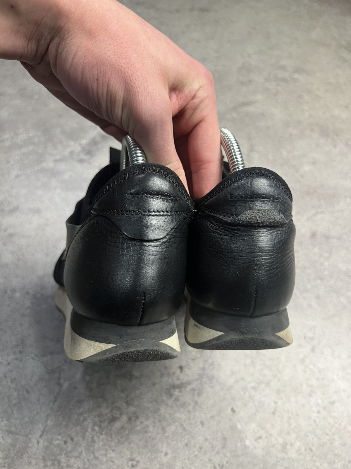 Balenciaga Balenciaga Race Runner leather low shoes made in Italy Size US 7 / EU 40 - 5 Thumbnail