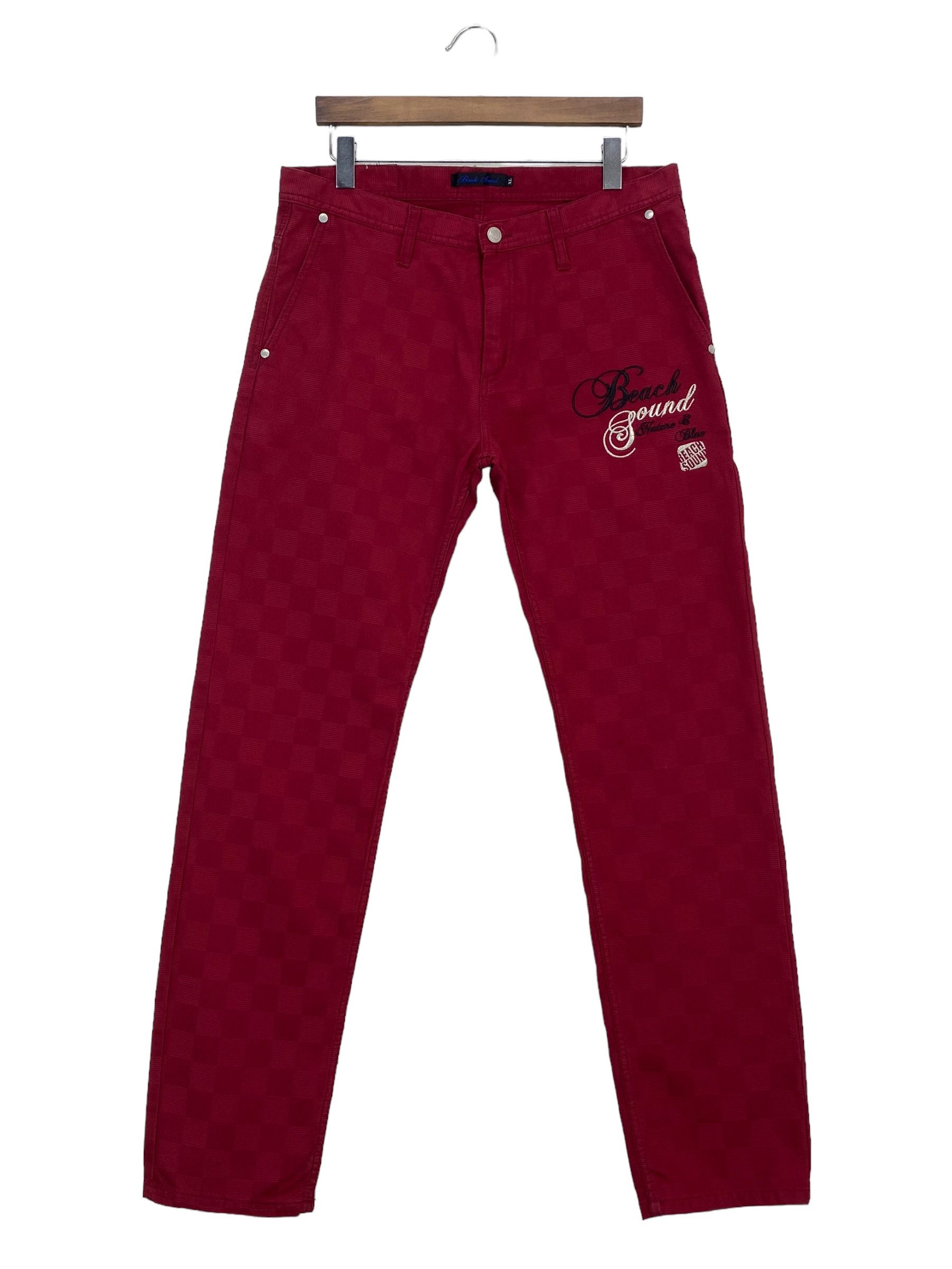 Japanese Brand Beach Sound Pants Skateboard Surf Jeans Size US 35 - 1 Thumbnail