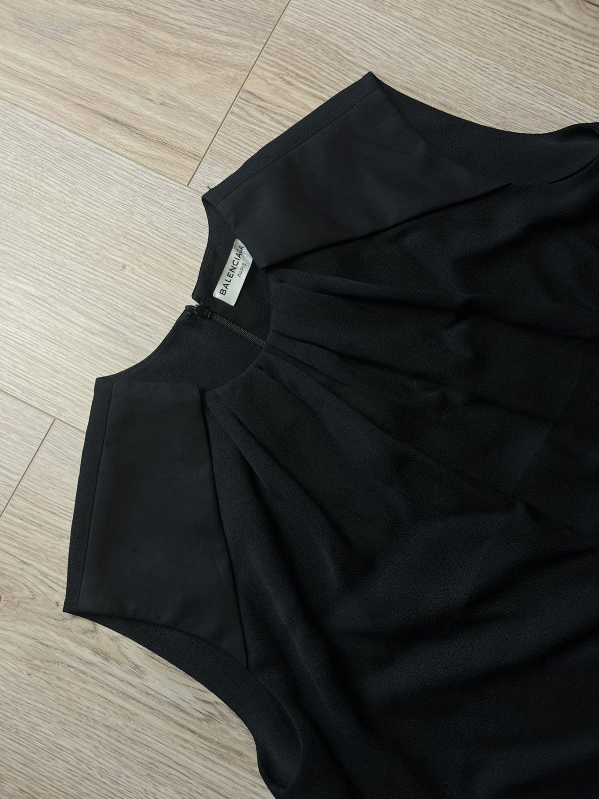 Balenciaga Balenciaga Black Sleeveless Blouse - Size 38 (EU) - New Size S / US 4 / IT 40 - 3 Thumbnail