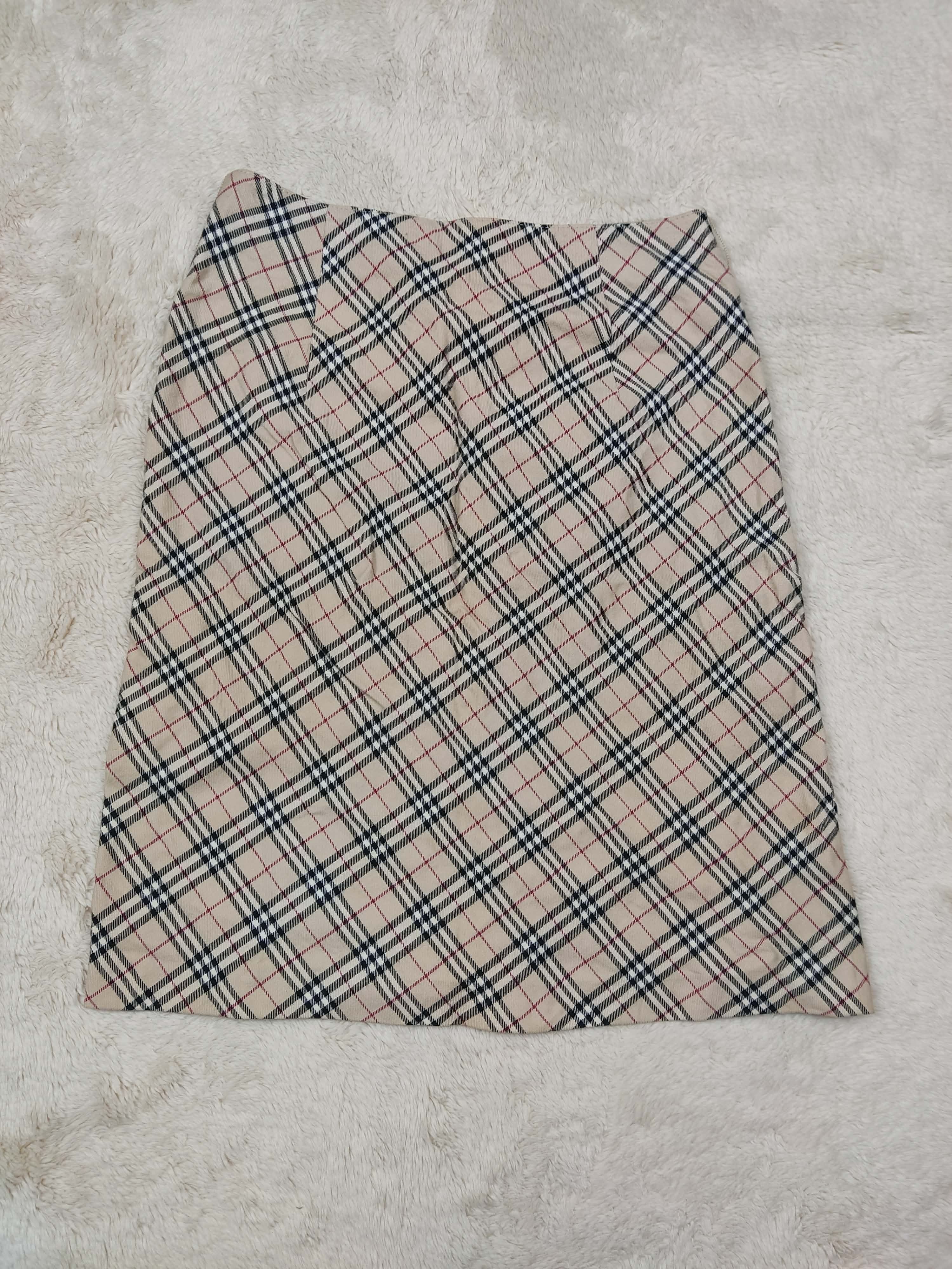 Burberry Burberry London Blue Label Nova Check Midi Skirt Size 26" / US 2 / IT 38 - 9 Thumbnail