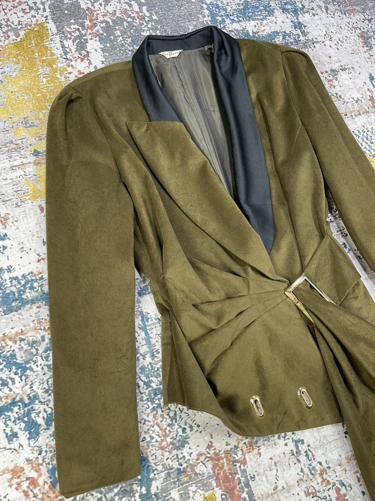 Japanese Brand Nine Thousand Asymetrical Lapel Blazers Size M / US 6-8 / IT 42-44 - 3 Thumbnail