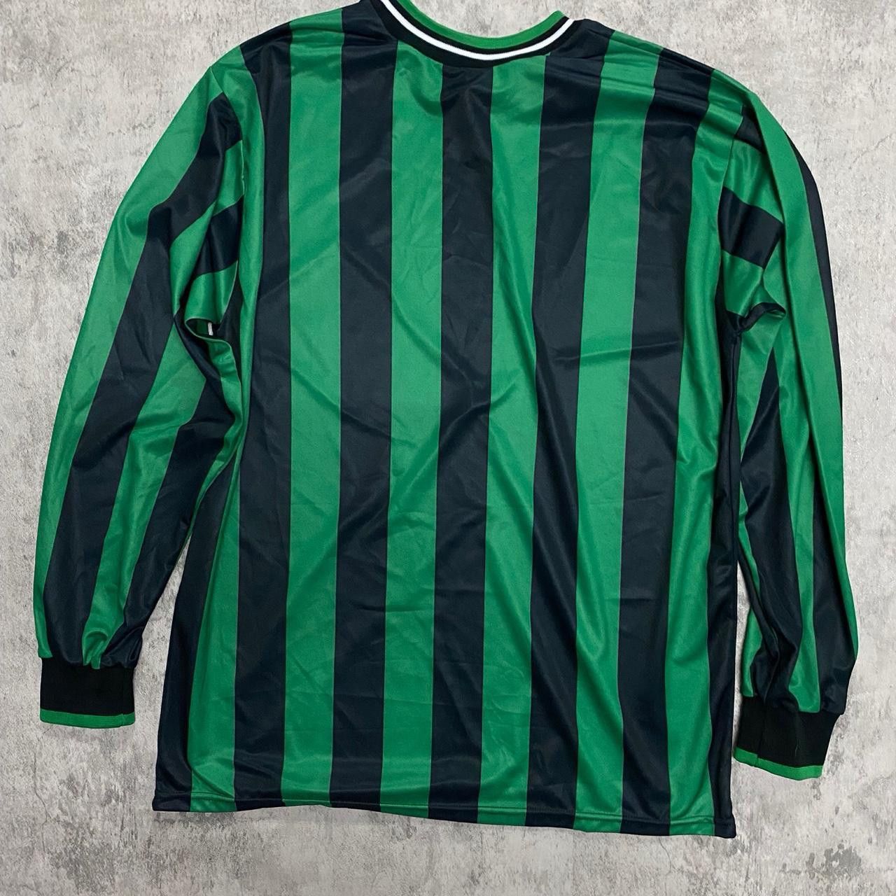 Other Green and black striped long sleeve shirtrap hip hop Size US L / EU 52-54 / 3 - 2 Thumbnail