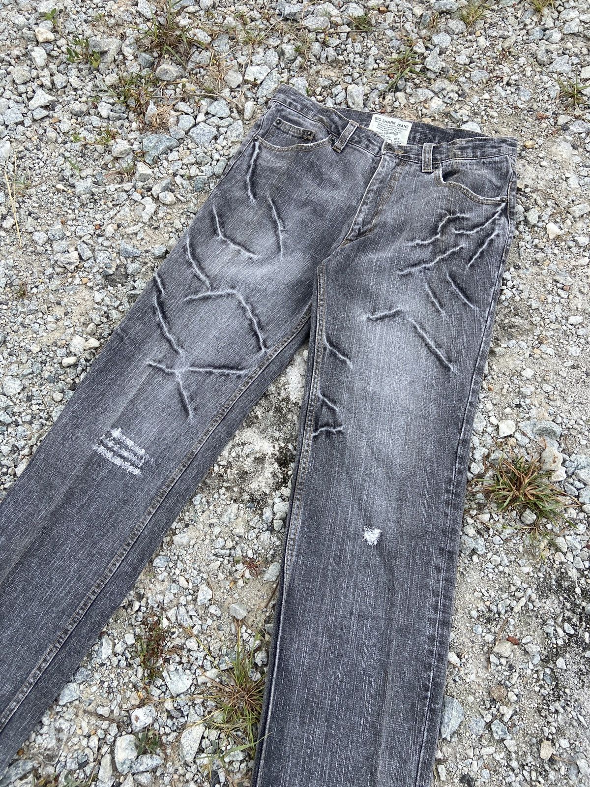 Affliction × Japanese Brand × Vintage Vintage Crazy Design Affliaction Inspired Denim Size US 32 / EU 48 - 4 Thumbnail
