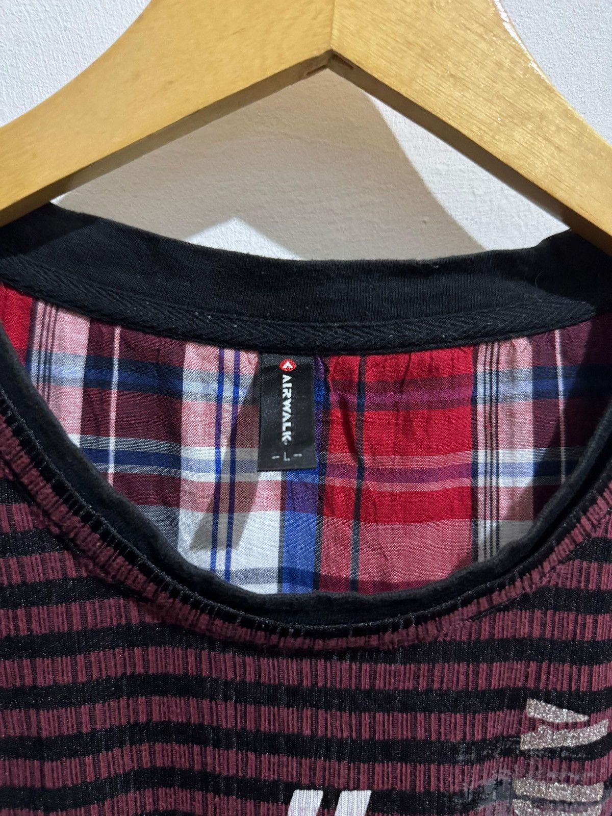 Hysteric Glamour × If Six Was Nine × Japanese Brand Air walk ifsixwasnine y2k stripe tshirt Size US L / EU 52-54 / 3 - 5 Thumbnail