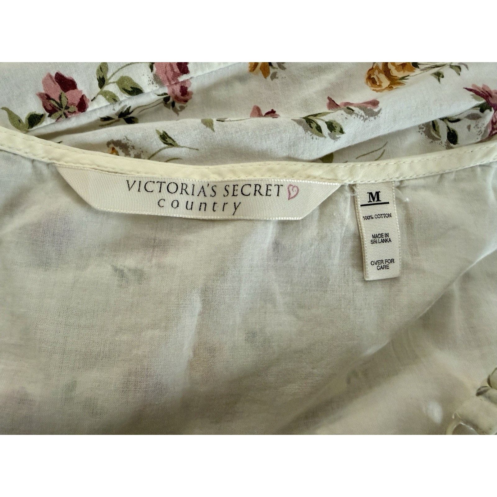 Victoria's Secret Vintage Victoria’s Secret Country Floral Boho Dress Cottage Size M / US 6-8 / IT 42-44 - 12 Thumbnail