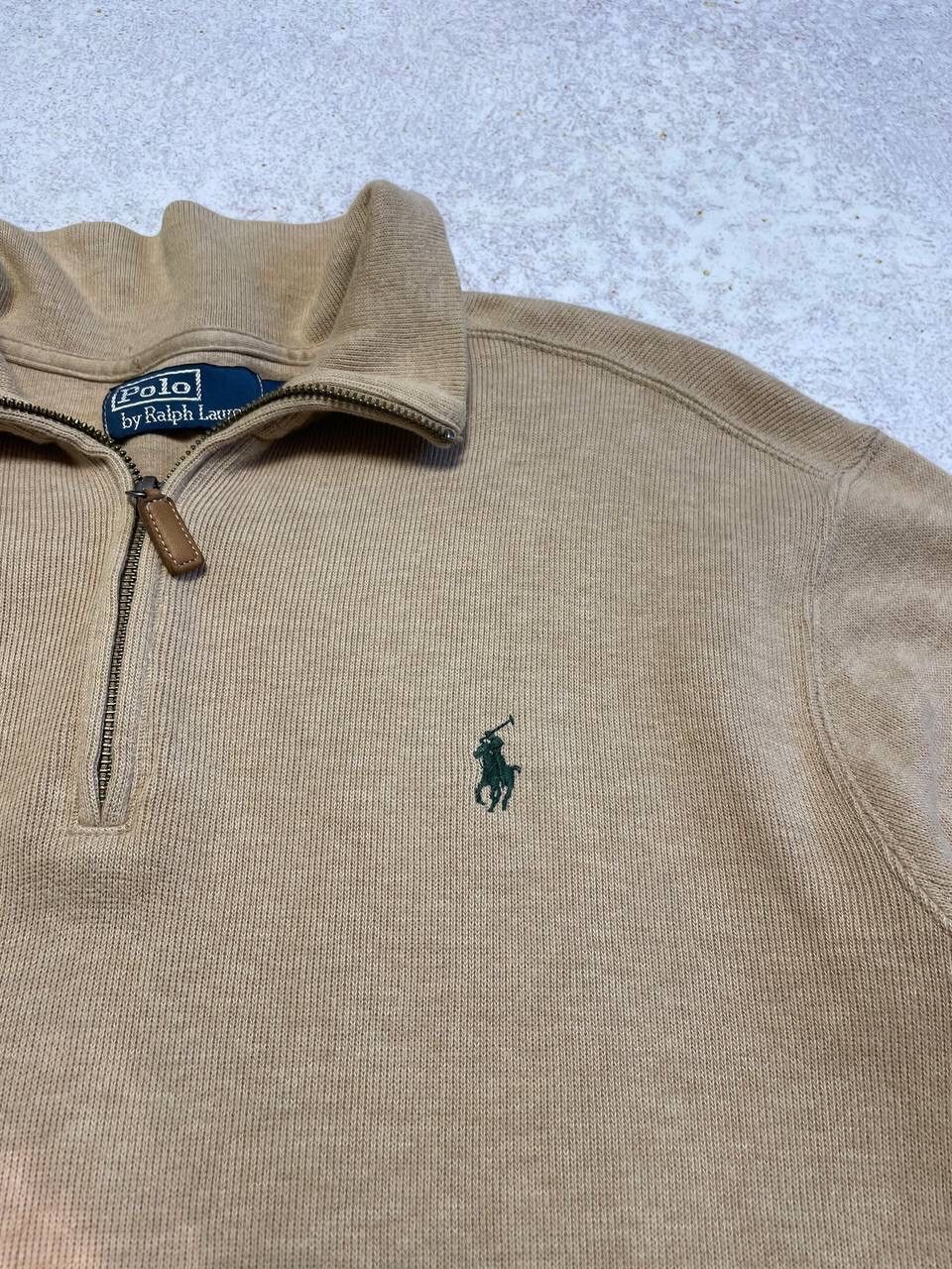 Polo Ralph Lauren × RRL Ralph Lauren × Ralph Lauren Polo Ralph Lauren RRL Y2K Zip 1/4 Sweatshirt Pony Logo Rare Size US M / EU 48-50 / 2 - 4 Thumbnail