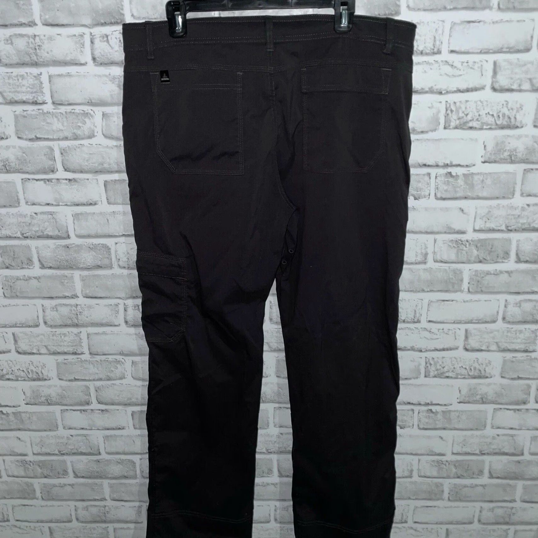 Prana VINTAGE PrAna Breathe Cargo Pants Mens XL 32 Gray Nylon Athletic Outdoor Size US 36 / EU 52 - 5 Thumbnail