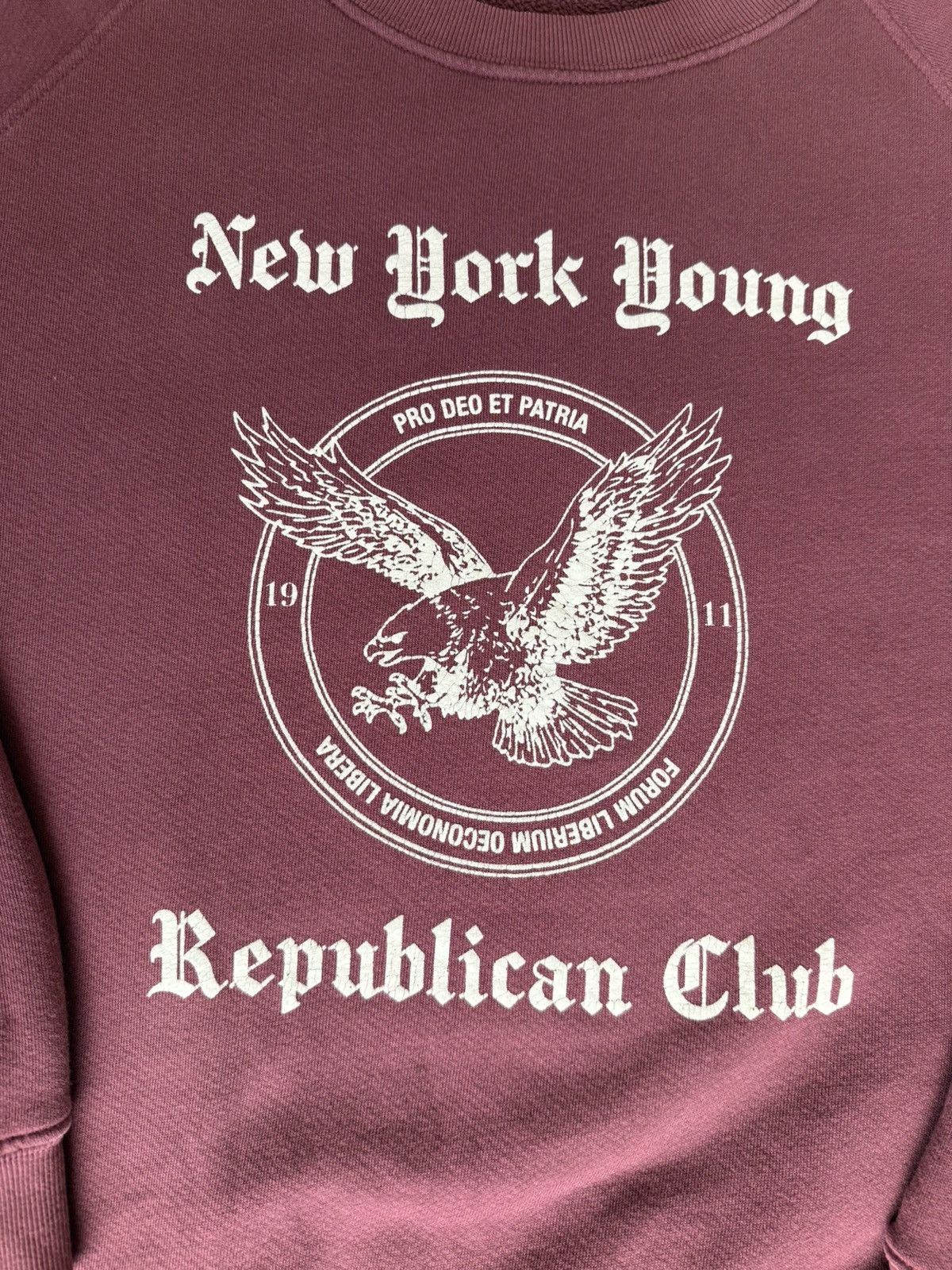 Enfants Riches Deprimes ERD NY Young Republican Club Raglan Crewneck Sweater XXL Size US XXL / EU 58 / 5 - 2 Thumbnail
