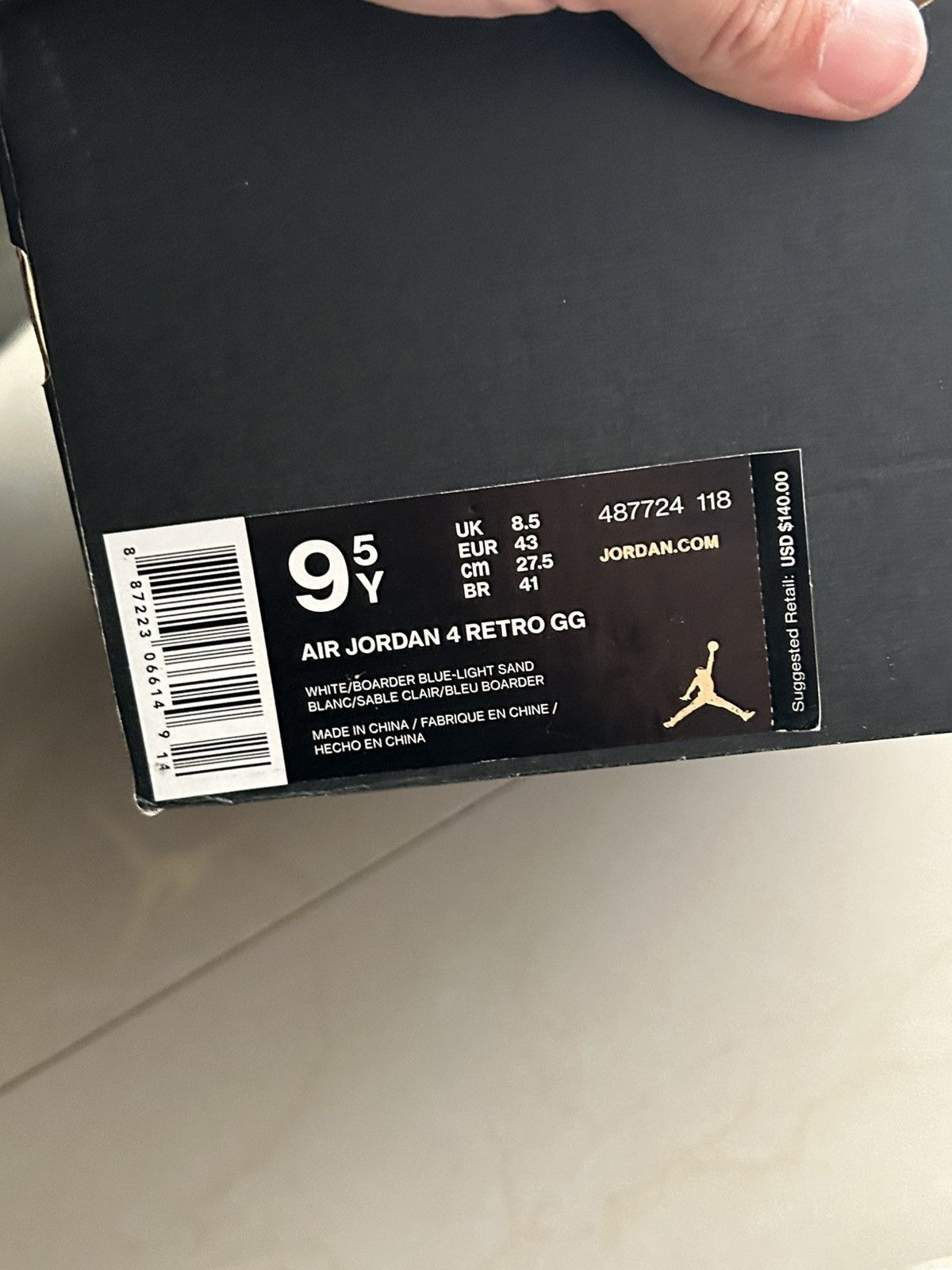 Jordan Brand Jordan 4 Linen Size US 9.5 / EU 42-43 - 7 Thumbnail