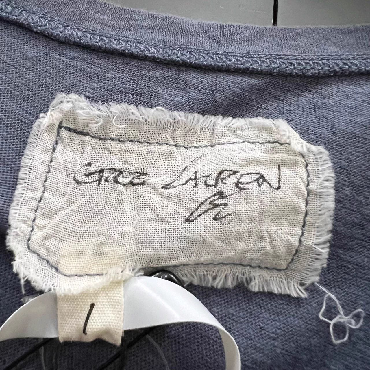 Greg Lauren GREG LAUREN Doodle Portrait Letter Tee 1/2 Size US S / EU 44-46 / 1 - 2 Thumbnail