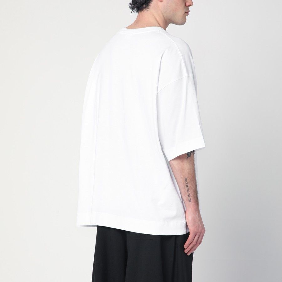 o1d2blof0225 Oversized Cotton T-Shirt in White