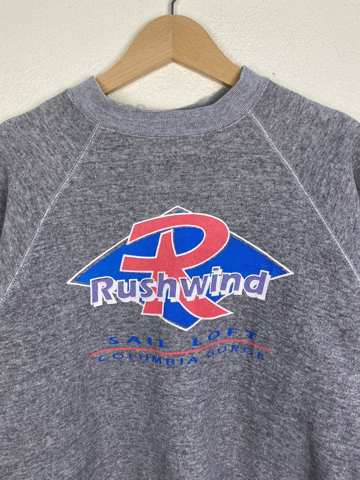 Vintage Rare 80s/90s Discus Athletic Tri-Blend Sweatshirt USA Size US L / EU 52-54 / 3 - 6 Thumbnail
