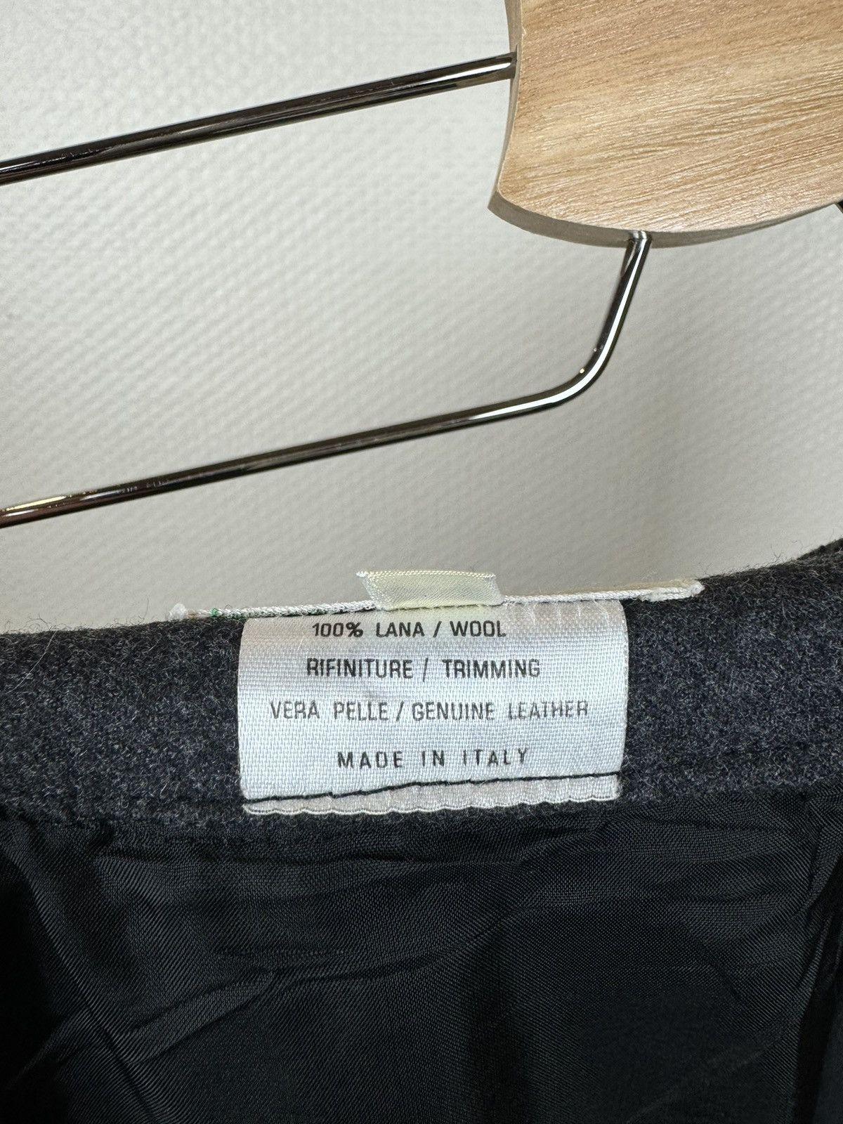 Gucci Gucci vintage wool pencil straight skirt gray anthracite L Size 34" / US 12 / IT 48 - 17 Thumbnail