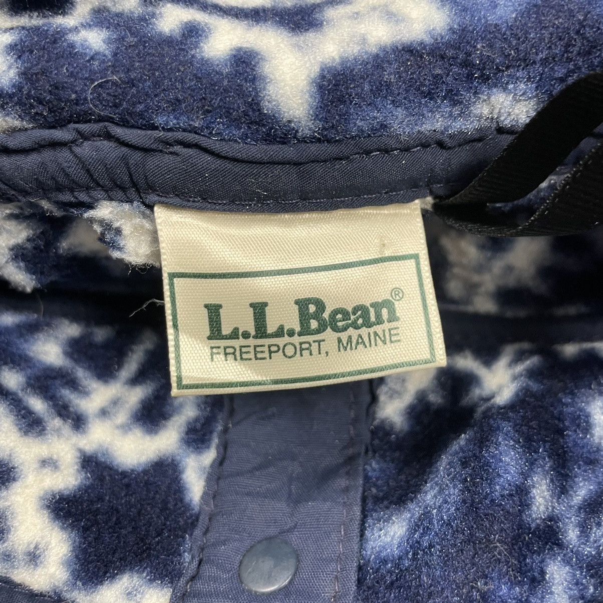 L.L. Bean Vintage Snowflake LL Bean Made in USA Fleece Jacket ❄️🌨️🏔️ Size US M / EU 48-50 / 2 - 4 Thumbnail