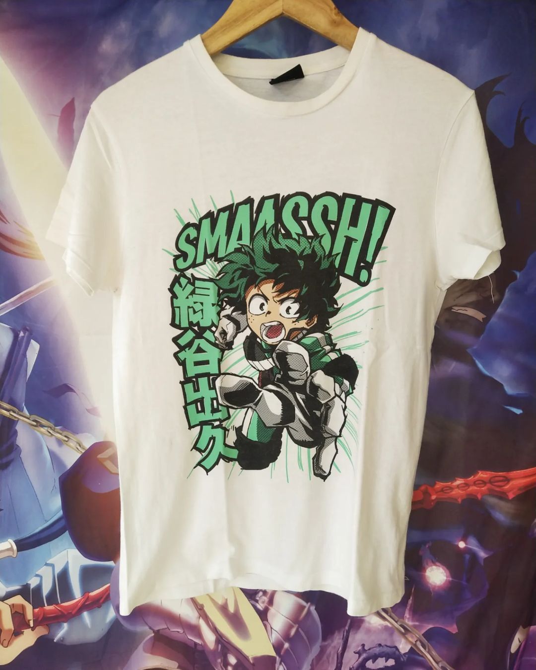 Anime × Japanese Brand My Hero Academia Deku Big Print Official Anime Tees Size US S / EU 44-46 / 1 - 1 Thumbnail