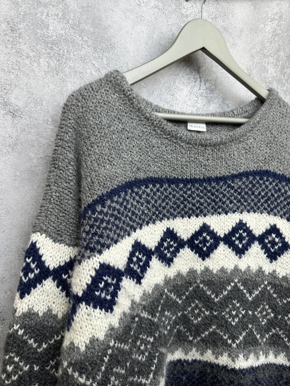 Other Celtic & Co Fair Isle Organic Wool Alpaca Sweater Scotland Size M / US 6-8 / IT 42-44 - 3 Thumbnail