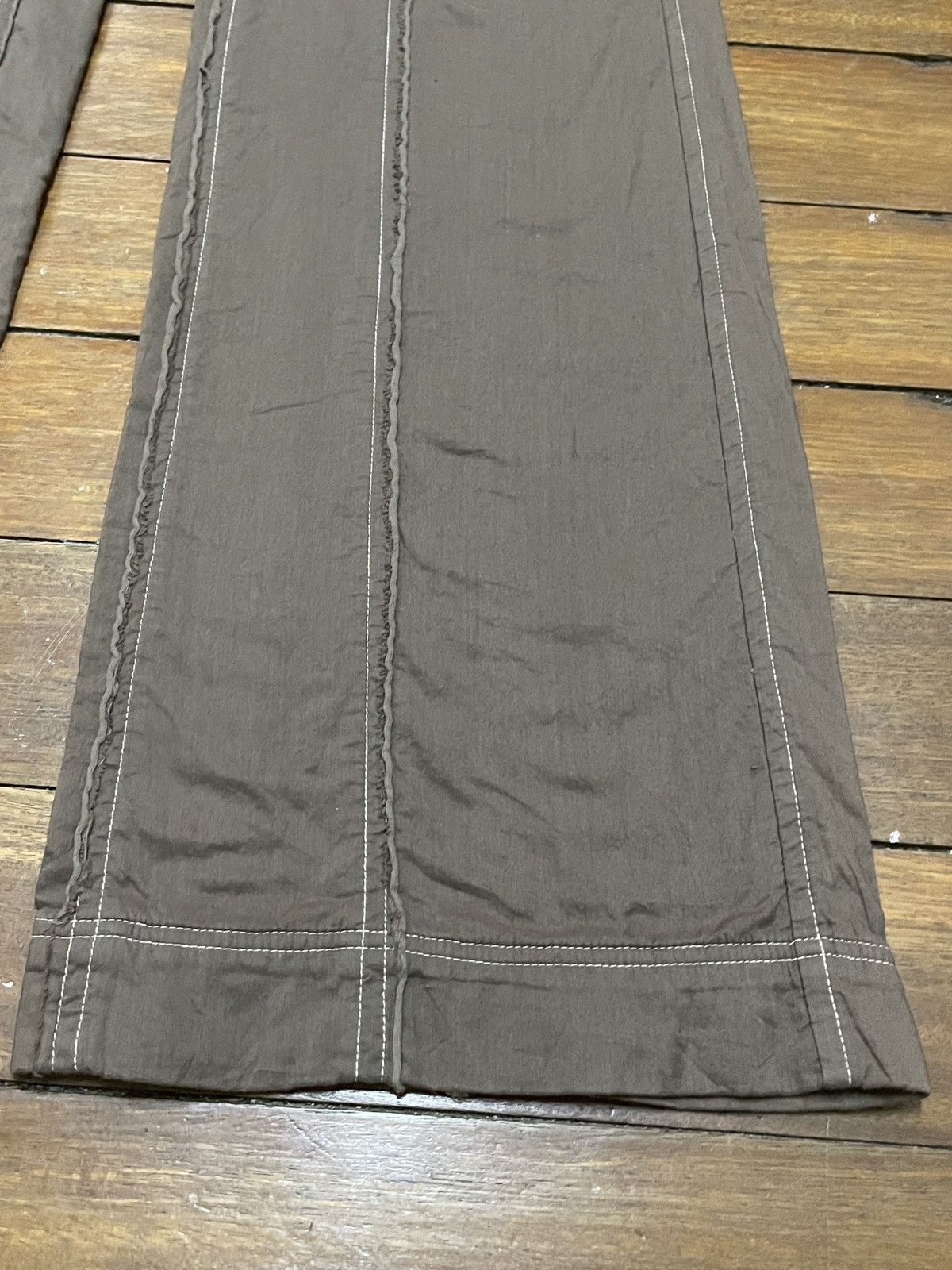 If Six Was Nine × Japanese Brand × Le Grande Bleu (L.G.B.) Very Rare Vintage Japanese Brand Blue Jam Flared Pants 2000s Size US 28 / EU 44 - 6 Thumbnail