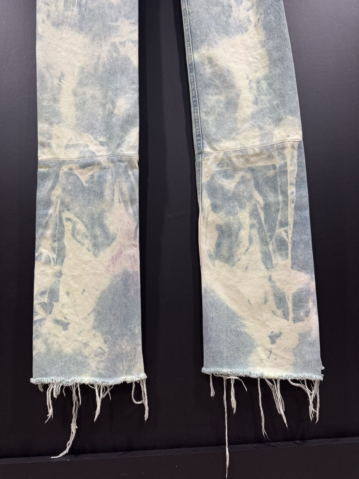 Vale Valelives Slime Green Distressed Extreme Extended Denim Size US 36 / EU 52 - 9 Thumbnail