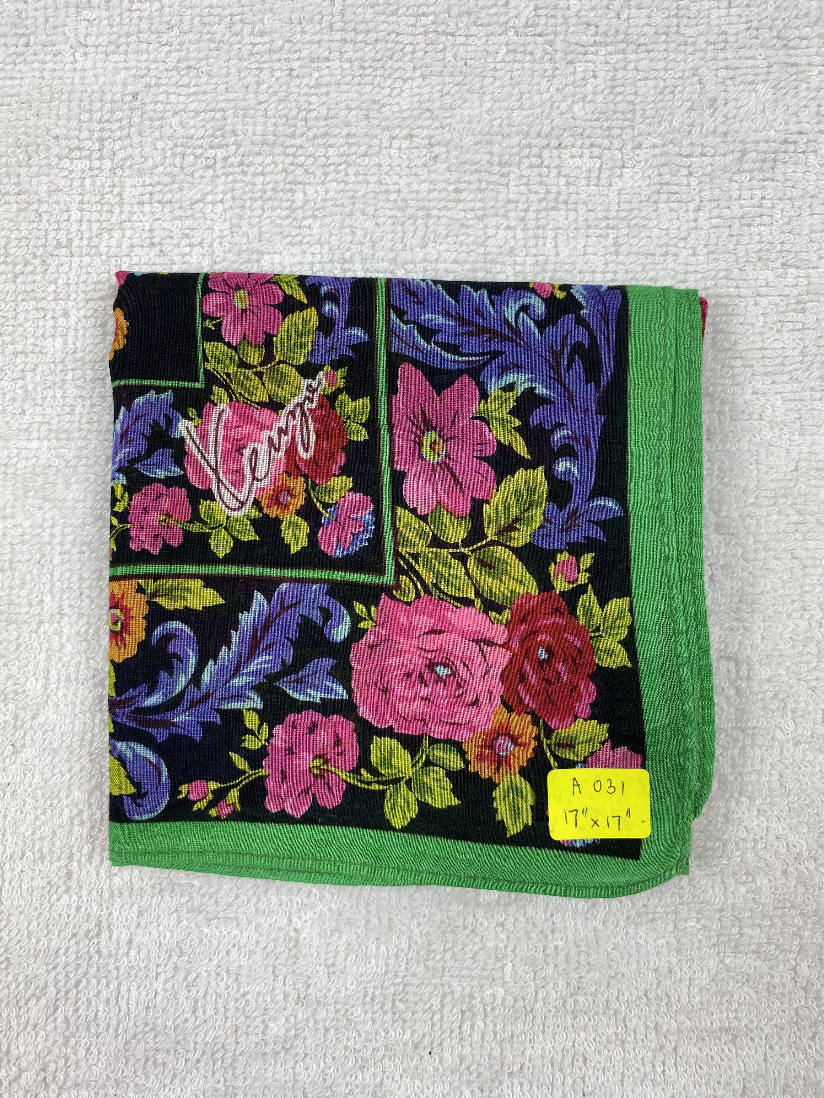 Kenzo × Vintage Kenzo Floral Handkerchief / Bandana / Neckerchief Size ONE SIZE - 6 Thumbnail
