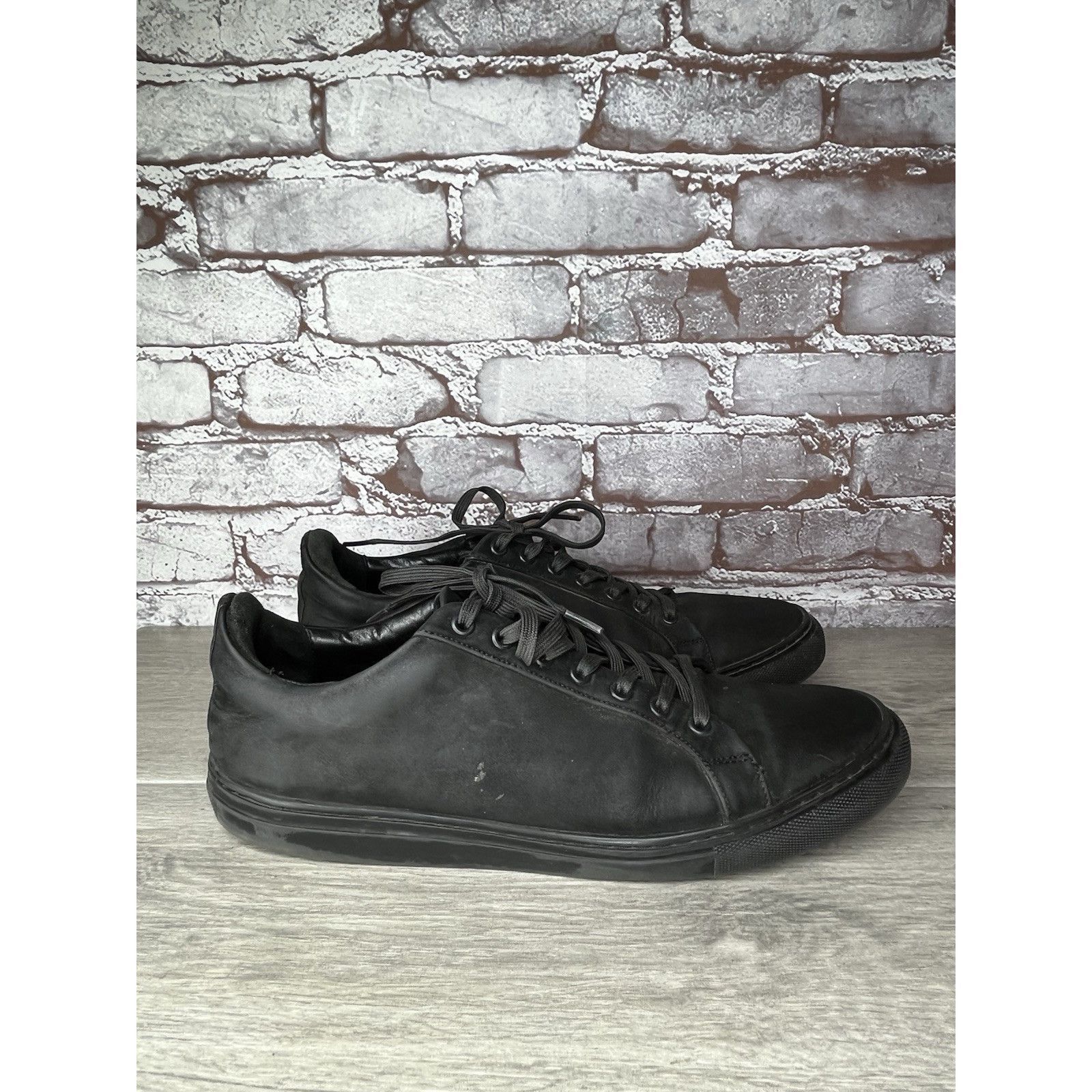 Thursday Boot Company Thursday Everyday Triple Black Matte Premier Low Top Sneaker Size US 10 / EU 43 - 9 Thumbnail