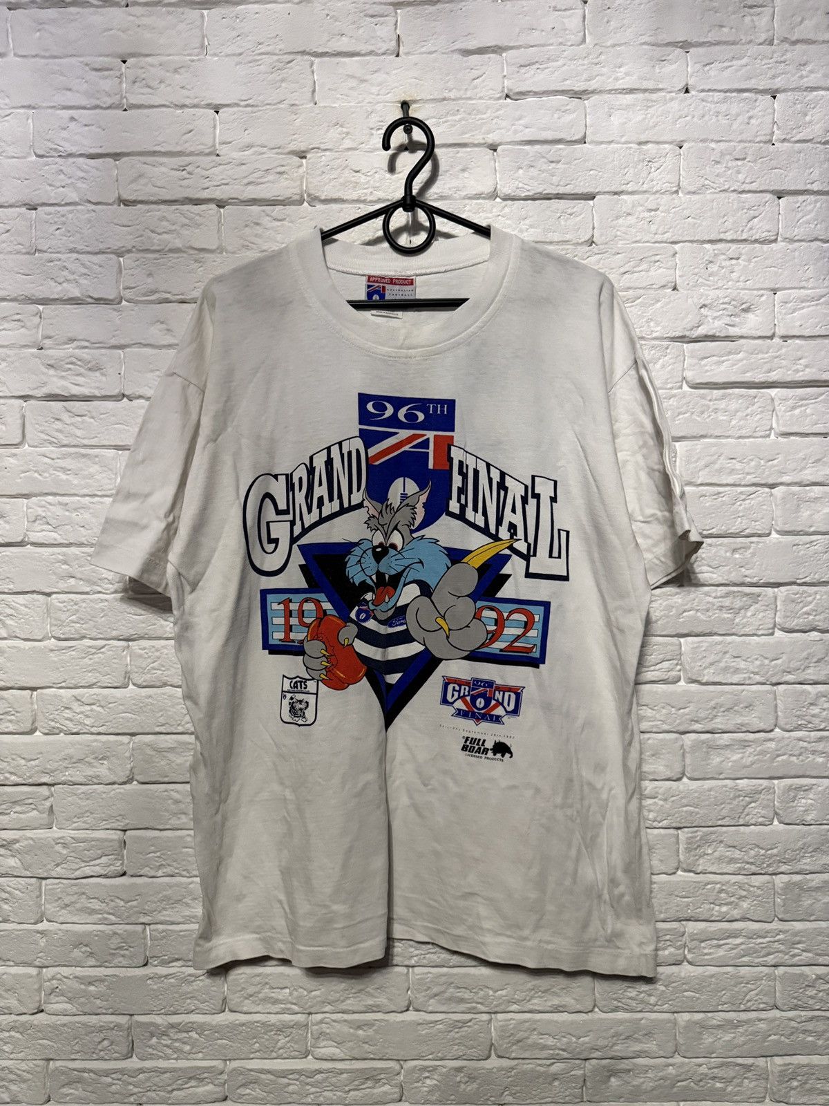 Other Vintage Full Boar Australian Football Cat Attack 1992 Sz XL Size US XL / EU 56 / 4 - 1 Thumbnail