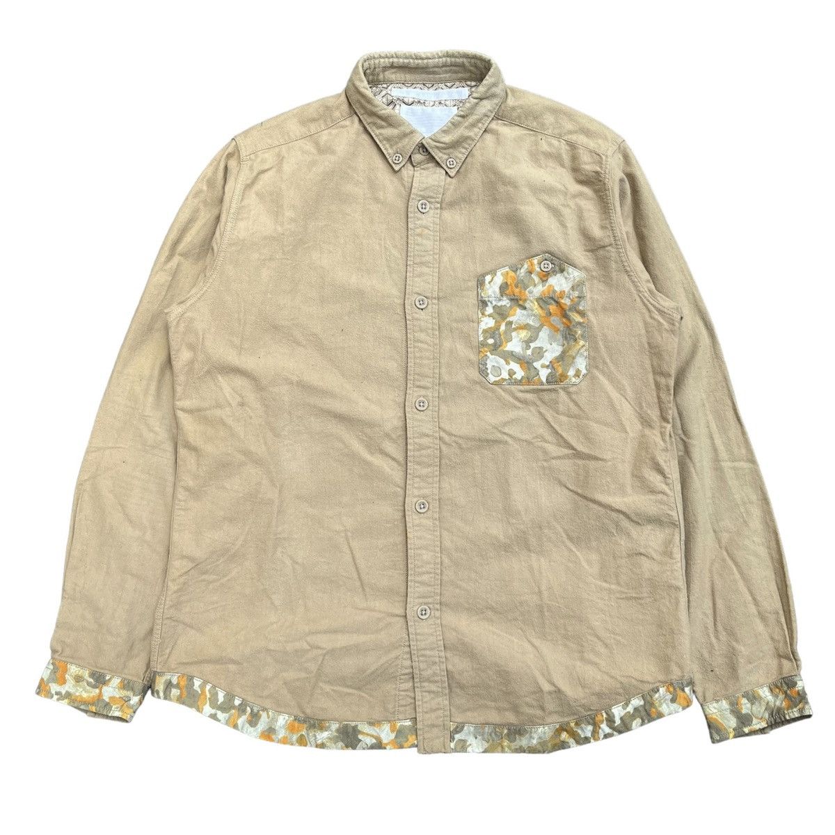 White Mountaineering AW2013 White Mountaineering Corduroy Long Shirt Size US L / EU 52-54 / 3 - 1 Thumbnail