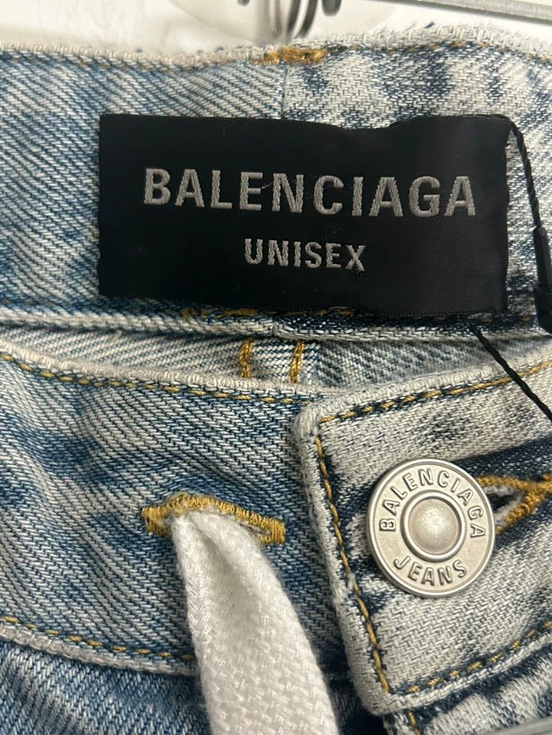Balenciaga Balenciaga size S Spliced letter logo jeans Size US 27 - 3 Thumbnail