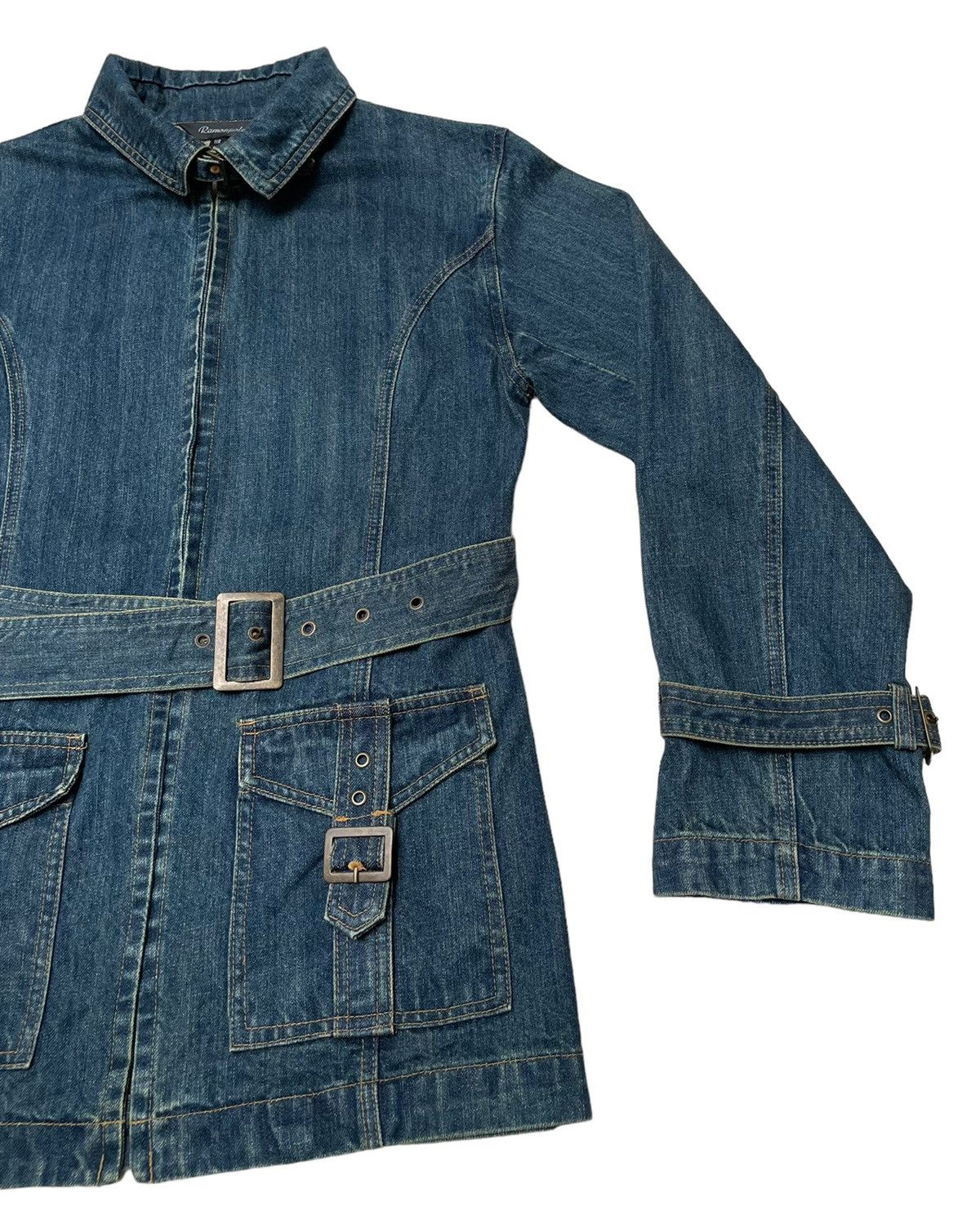 Vintage Vintage Japanese Brand Ramonpole Denim Jacket 2000s Size US M / EU 48-50 / 2 - 5 Thumbnail