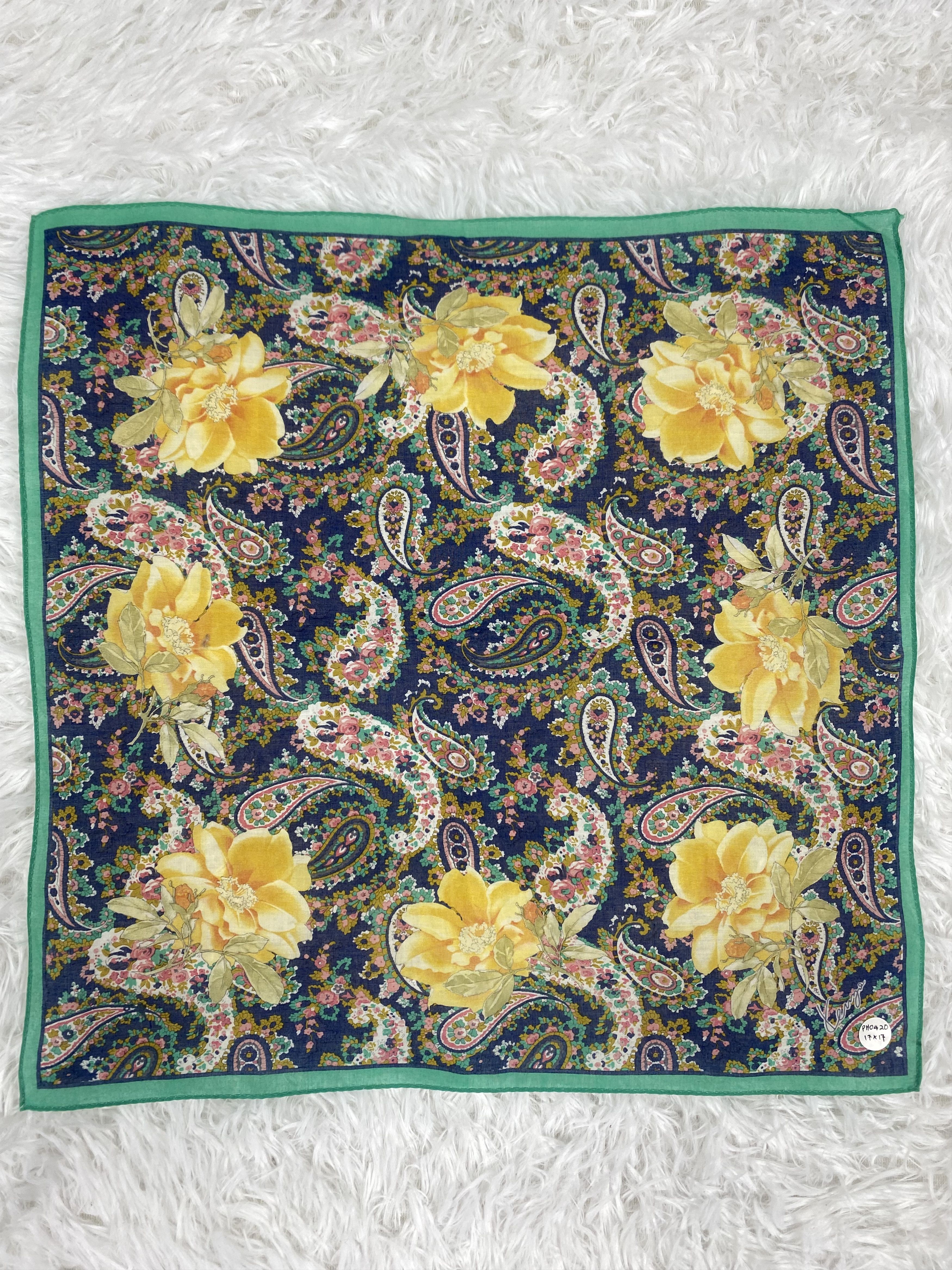 Kenzo Vintage Kenzo Handkerchief Neckerchief Ph0420 Size ONE SIZE - 3 Thumbnail