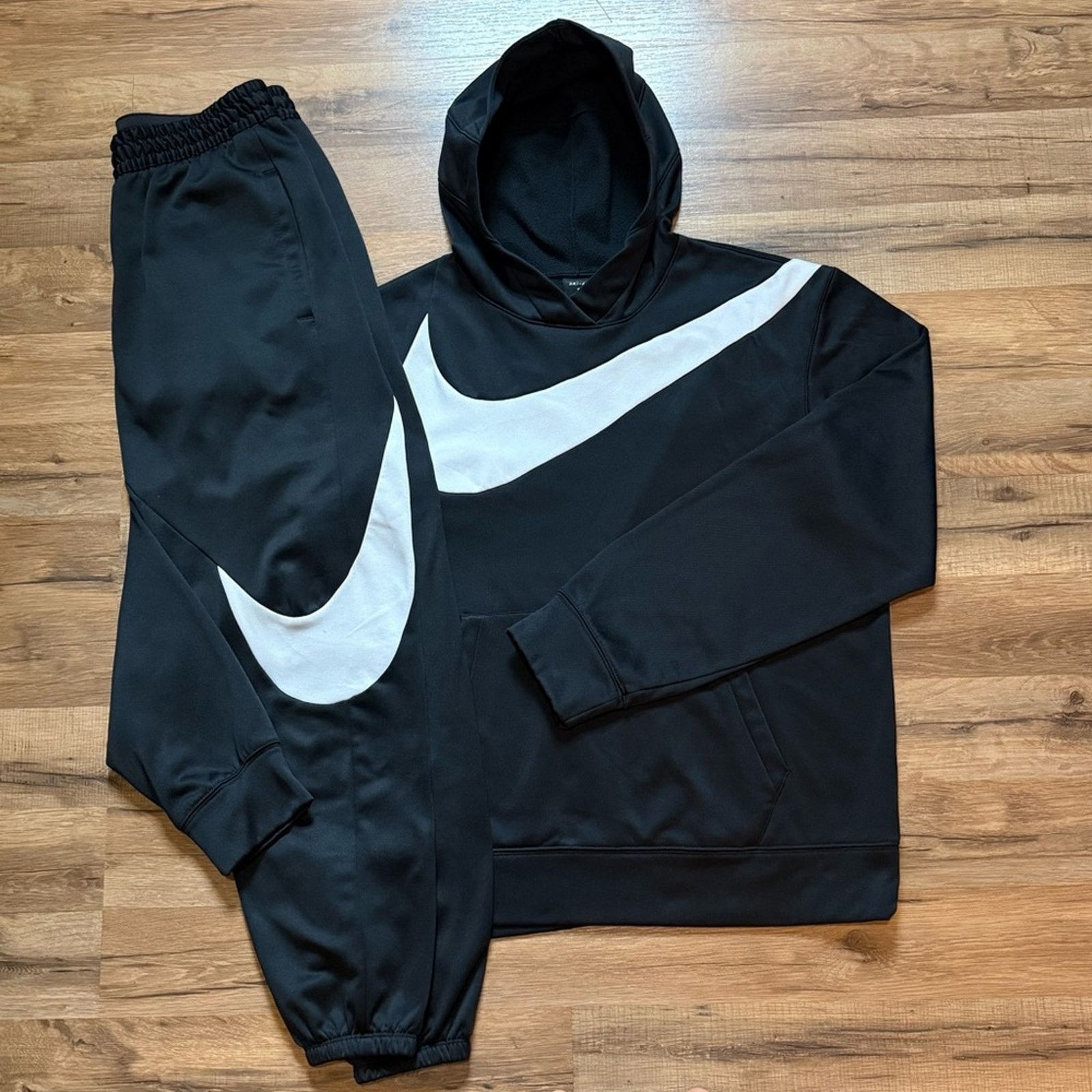 Nike Nike Big Swoosh Matching Set Sweatpants Sweatshirt Hoodie Size US M / EU 48-50 / 2 - 1 Thumbnail