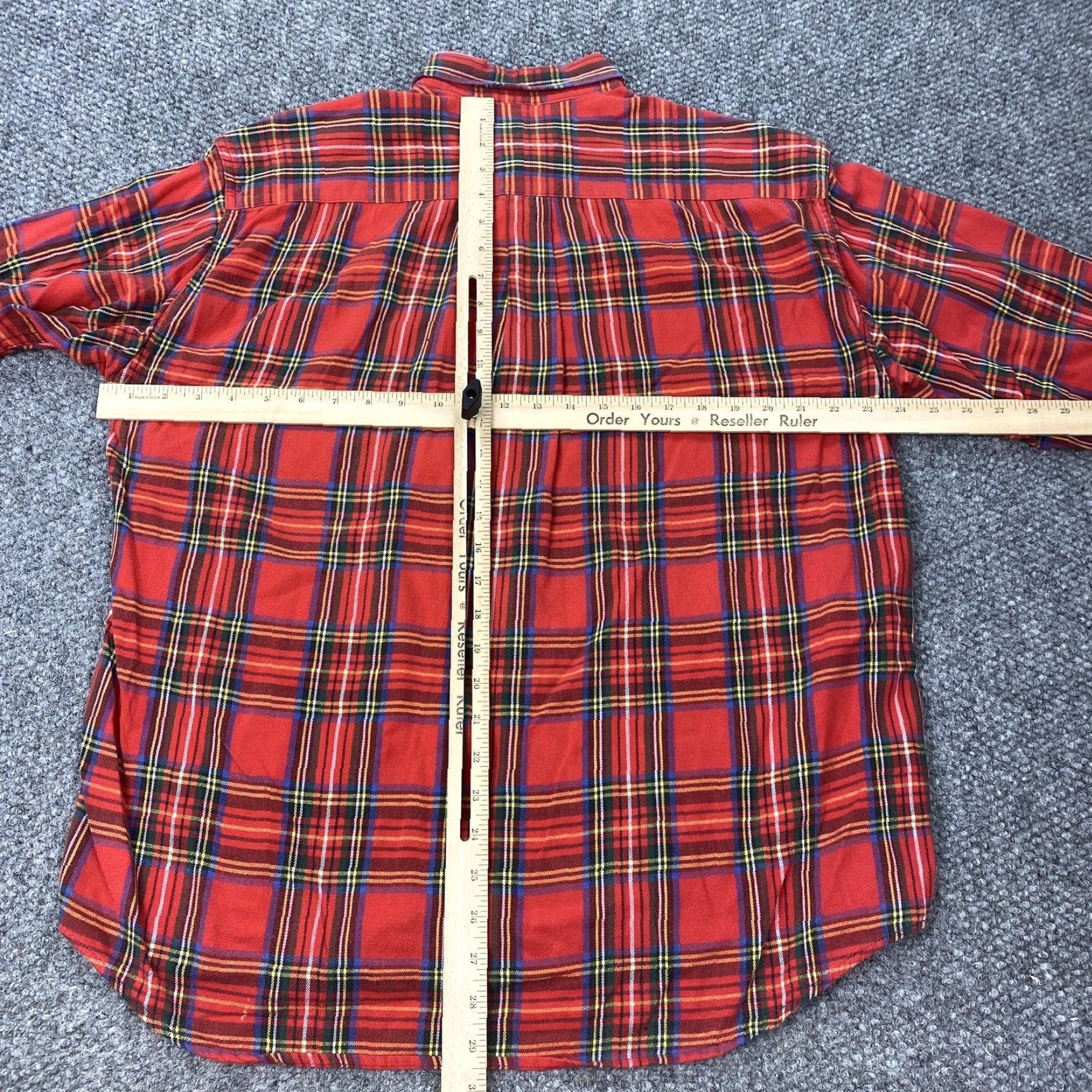 Vintage VINTAGE? Wait—Cabela's Shirt Mens Large Red Plaid Flannel Button-Down Long Sleeve Outdoor Shirt L Red Cotton Plaid Mens Size US L / EU 52-54 / 3 - 7 Thumbnail