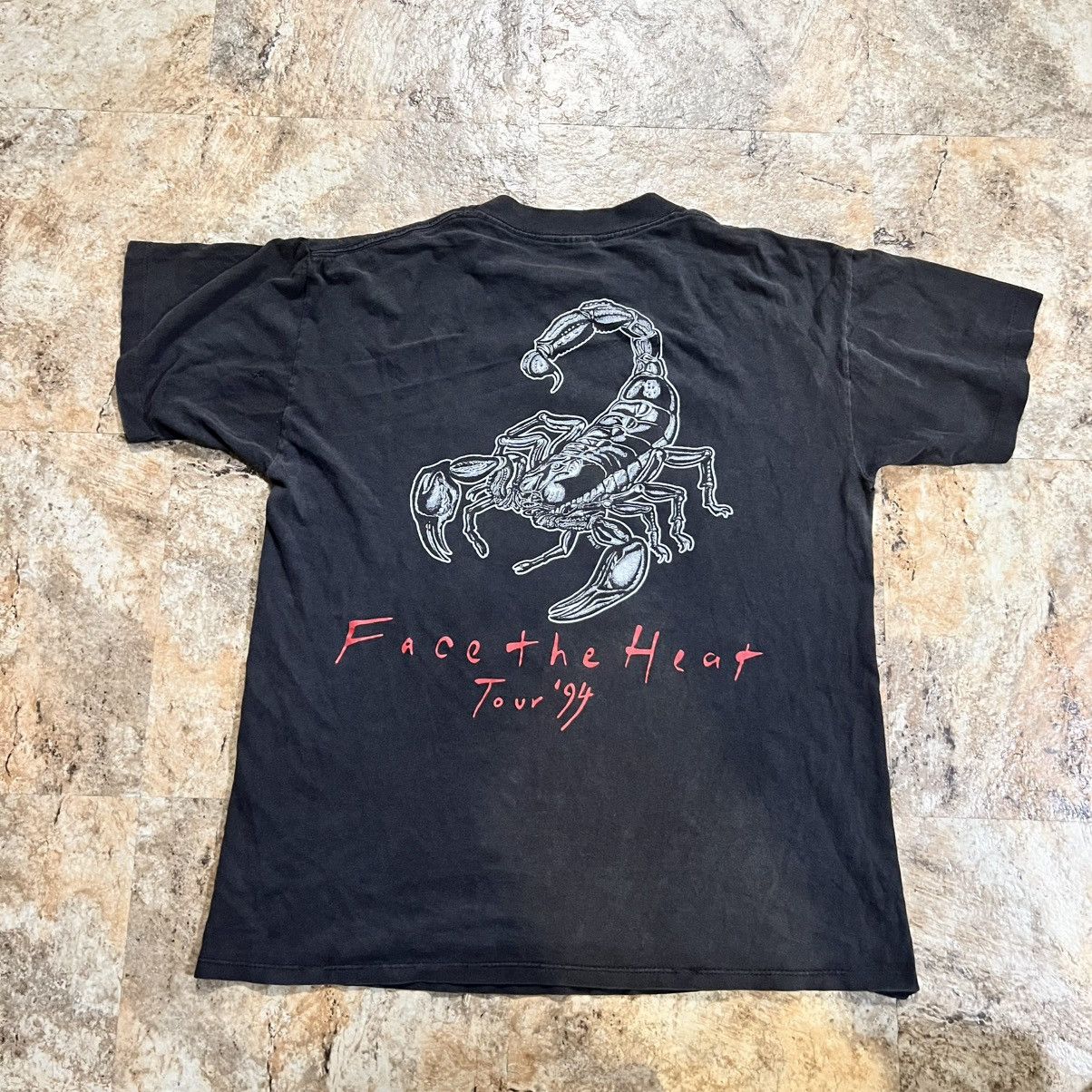 Band Tees × Vintage Scorpions Face The Heat Tee Size US S / EU 44-46 / 1 - 2 Thumbnail