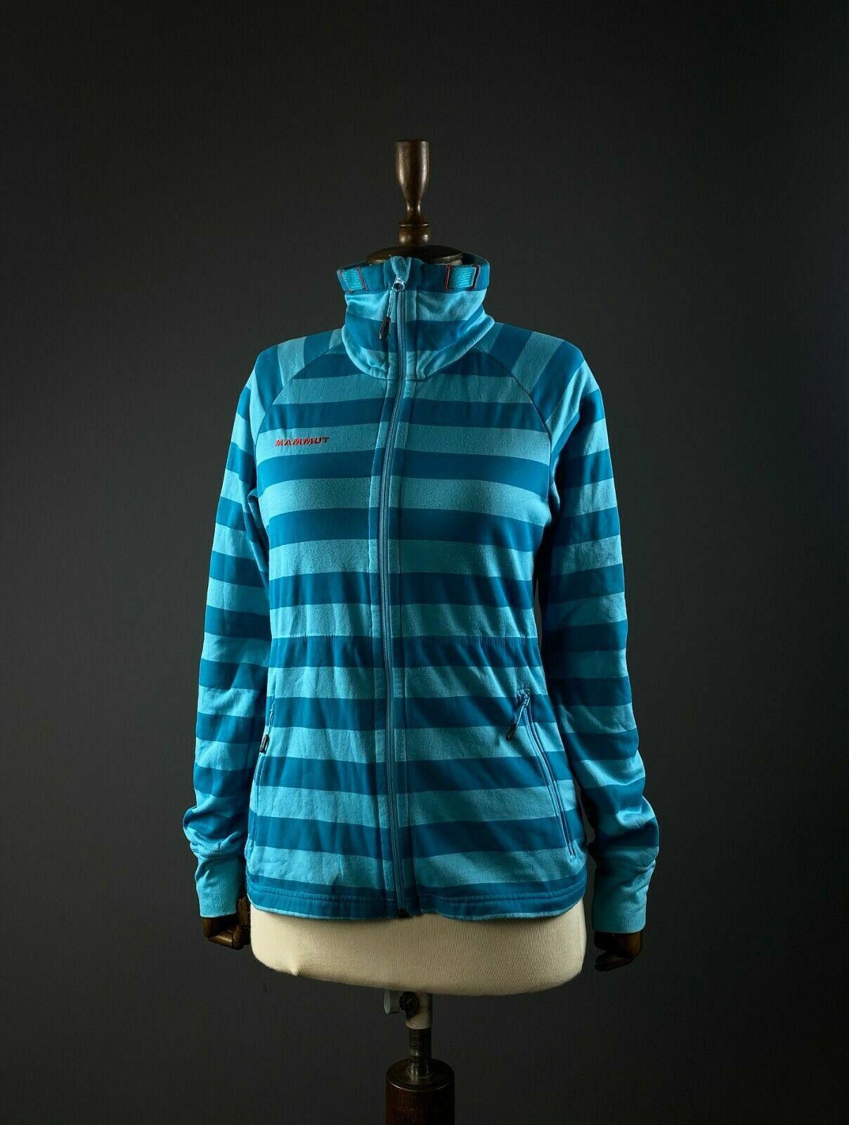 Mammut Ladies Mammut Swiss Design Blue Neck Zip Up Jumper Size M Size M / US 6-8 / IT 42-44 - 1 Thumbnail