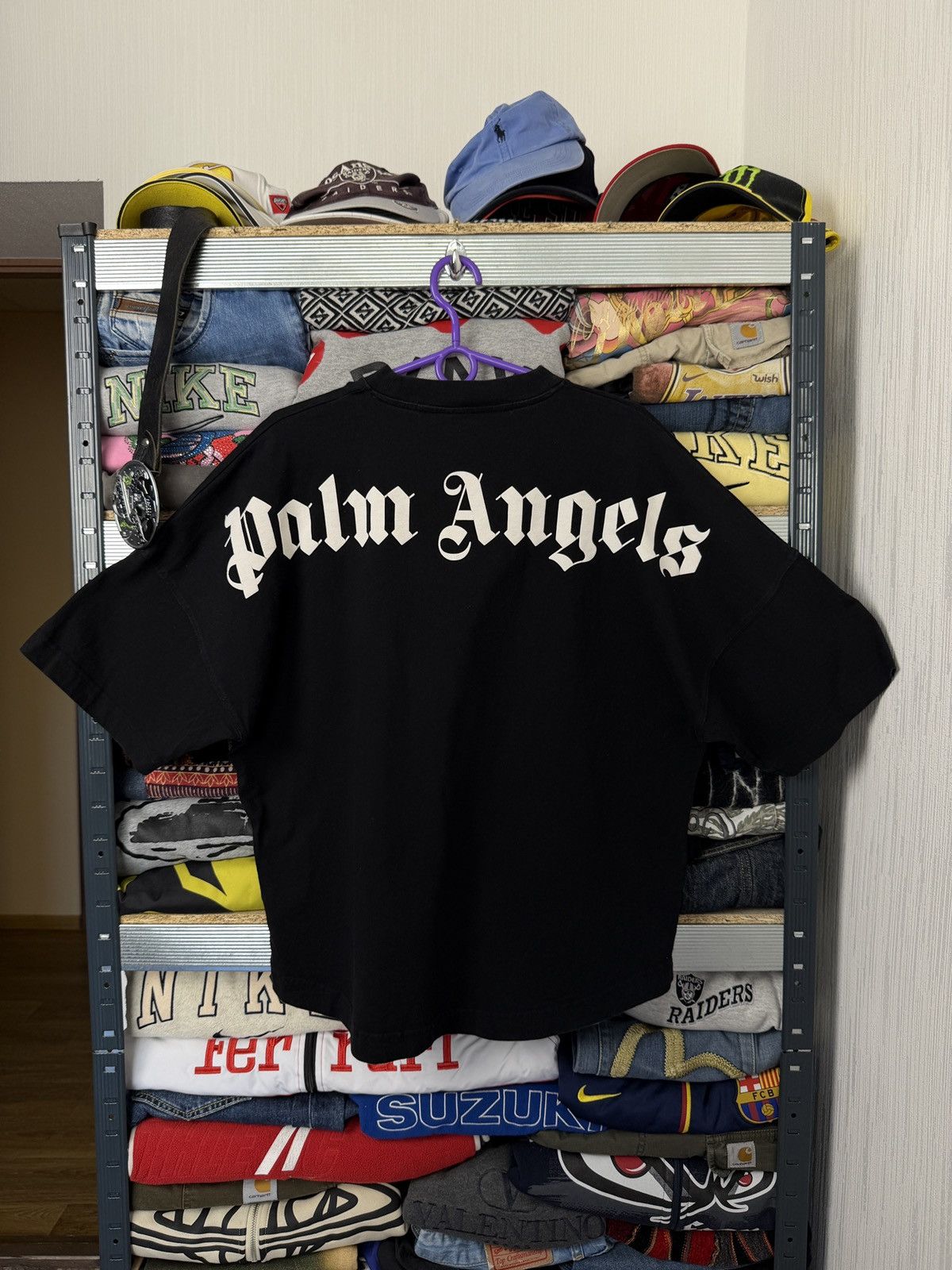 Palm Angels Crazy Palm Angels Tee Big Logo Back Size US S / EU 44-46 / 1 - 1 Thumbnail