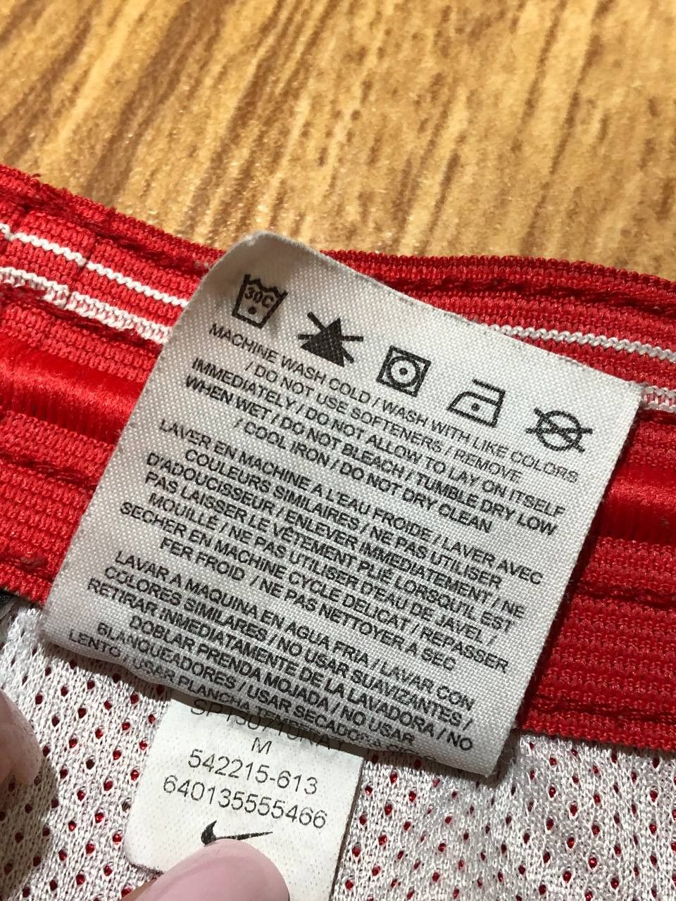Nike streetwear shorts red NIKE logo Vintage crazy Y2K size M Size 32" / US 10 / IT 46 - 5 Thumbnail