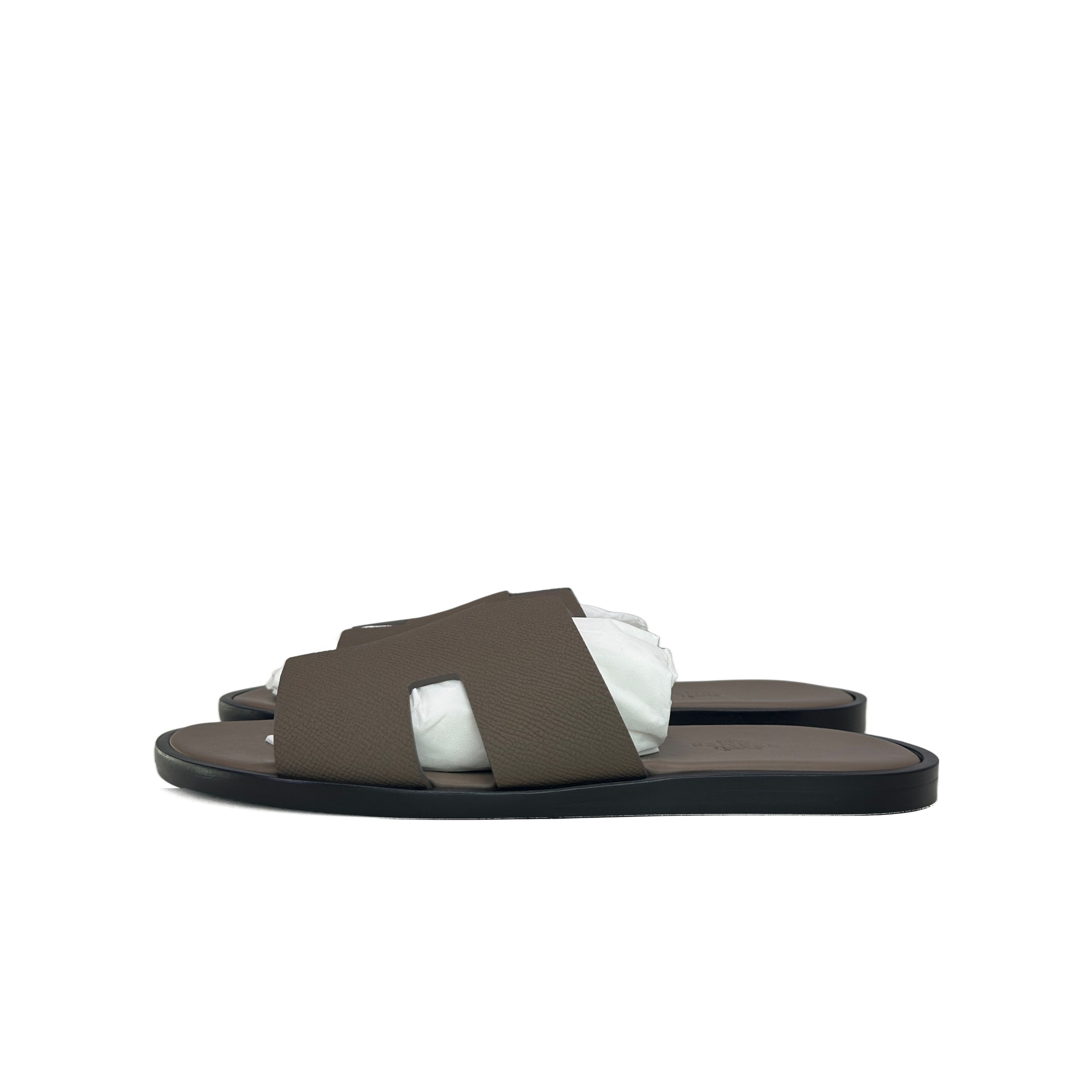 Hermes Hermès Izmir H-Cutout Leather Sandals Size 6.5 Size US 6.5 / EU 39-40 - 1 Thumbnail