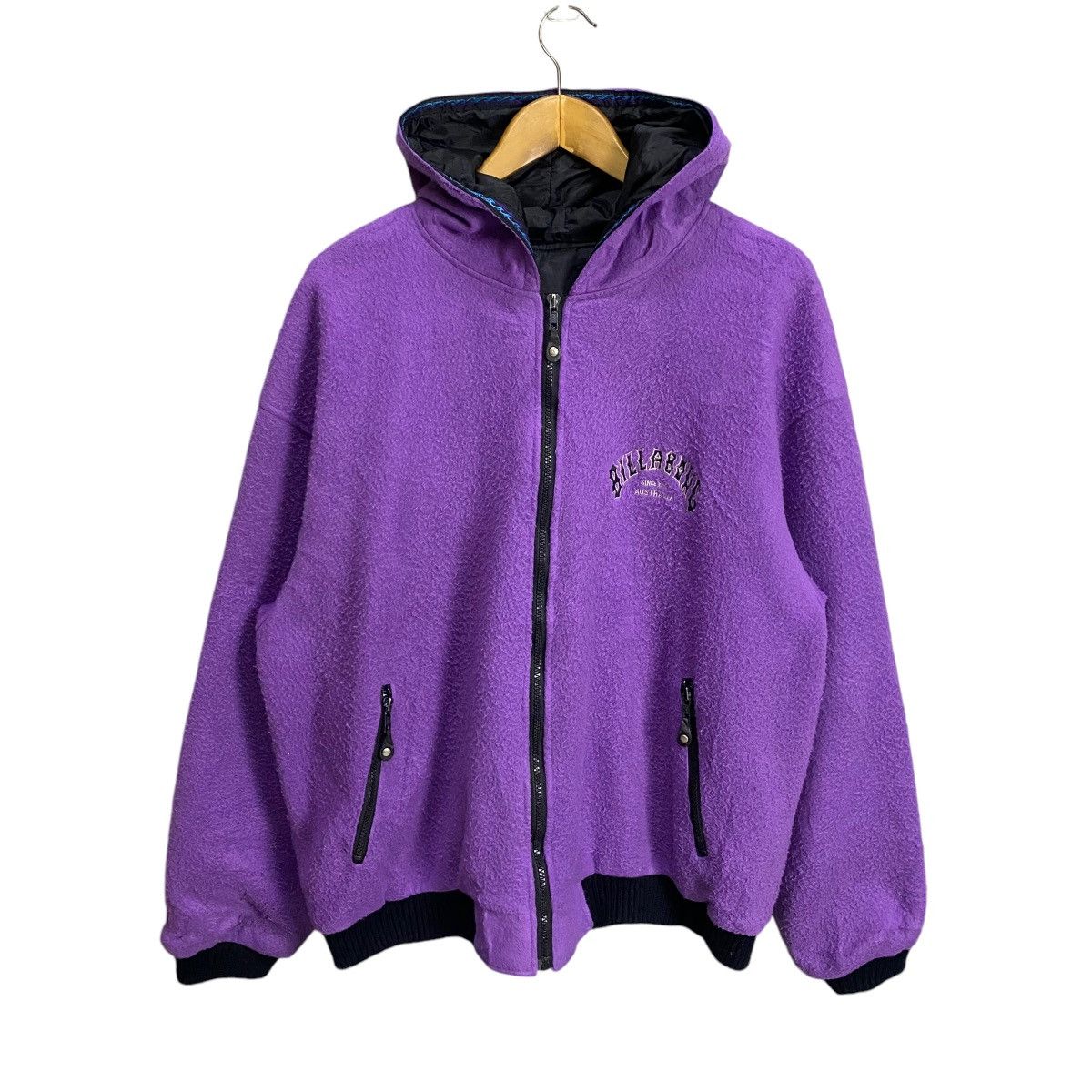 Billabong × Vintage Billabong 90s Fleece zipper hoodie Size US L / EU 52-54 / 3 - 2 Thumbnail