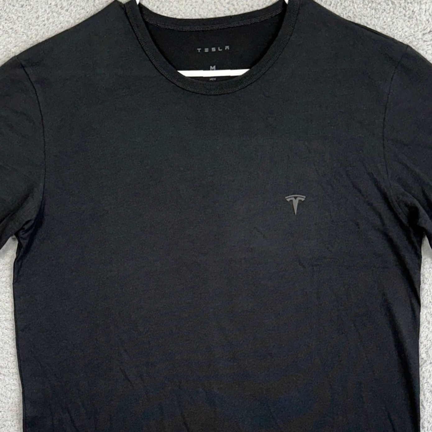Vintage Tesla T-Shirt Mens Medium Black Crew Neck Short Sleeve Tee Logo Casual Outdoor Size US M / EU 48-50 / 2 - 2 Thumbnail