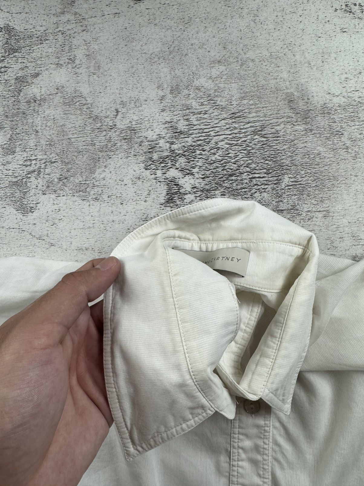 Stella McCartney Stella McCartney White Cropped Puff Sleeves Fit Button Women’s Longsleeve Shirt Size S / US 4 / IT 40 - 10 Thumbnail