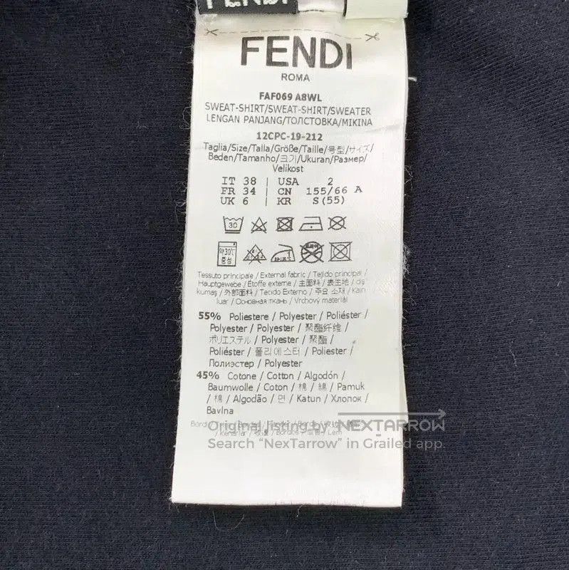 Fendi Fendi Women's Black Jacket with Logo Details . Size S / US 4 / IT 40 - 7 Thumbnail