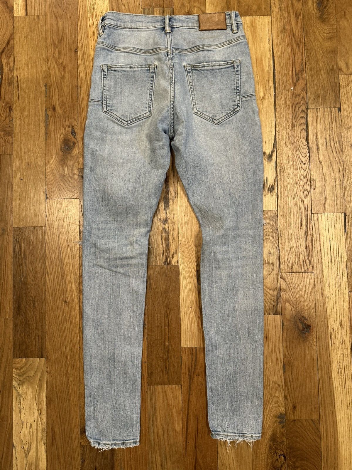 Purple Brand Purple Brand Knee Hole Blue Denim Jeans Size 29 Size US 29 - 2 Thumbnail