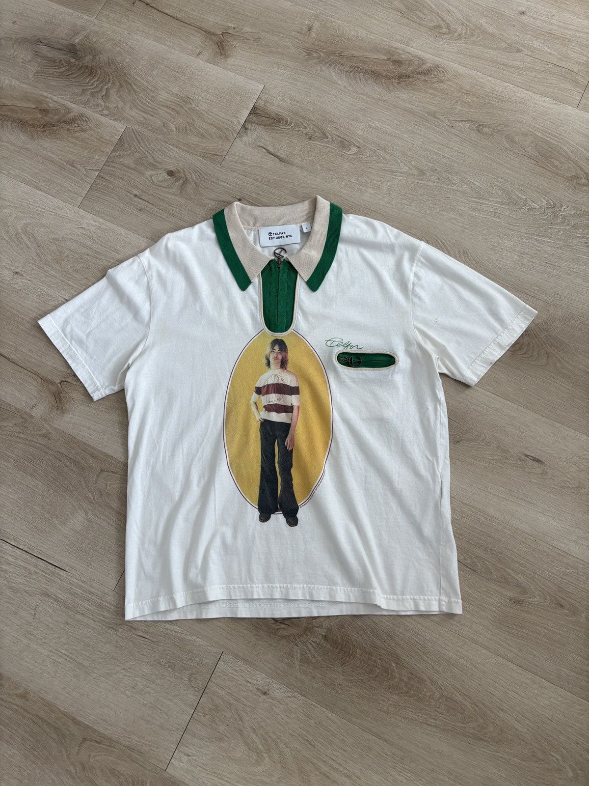 Telfar Telfar SS19 "Nutbush Tennessee" Runway Graphic Polo Size US L / EU 52-54 / 3 - 1 Thumbnail