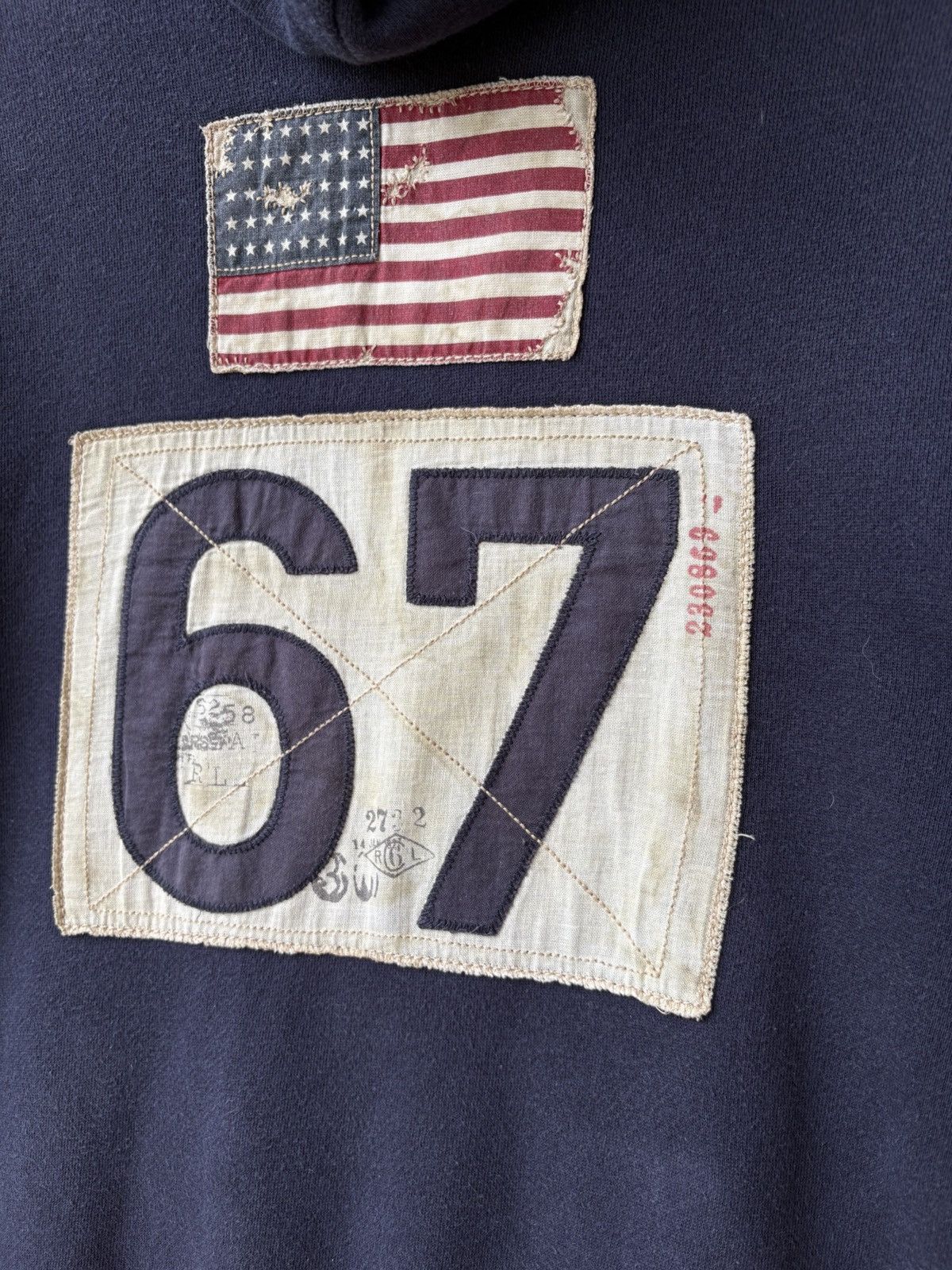 Polo Ralph Lauren Vintage Sun Faded Polo Ralph Lauren Jeans USA Flag 67 Size US XS / EU 42 / 0 - 11 Thumbnail