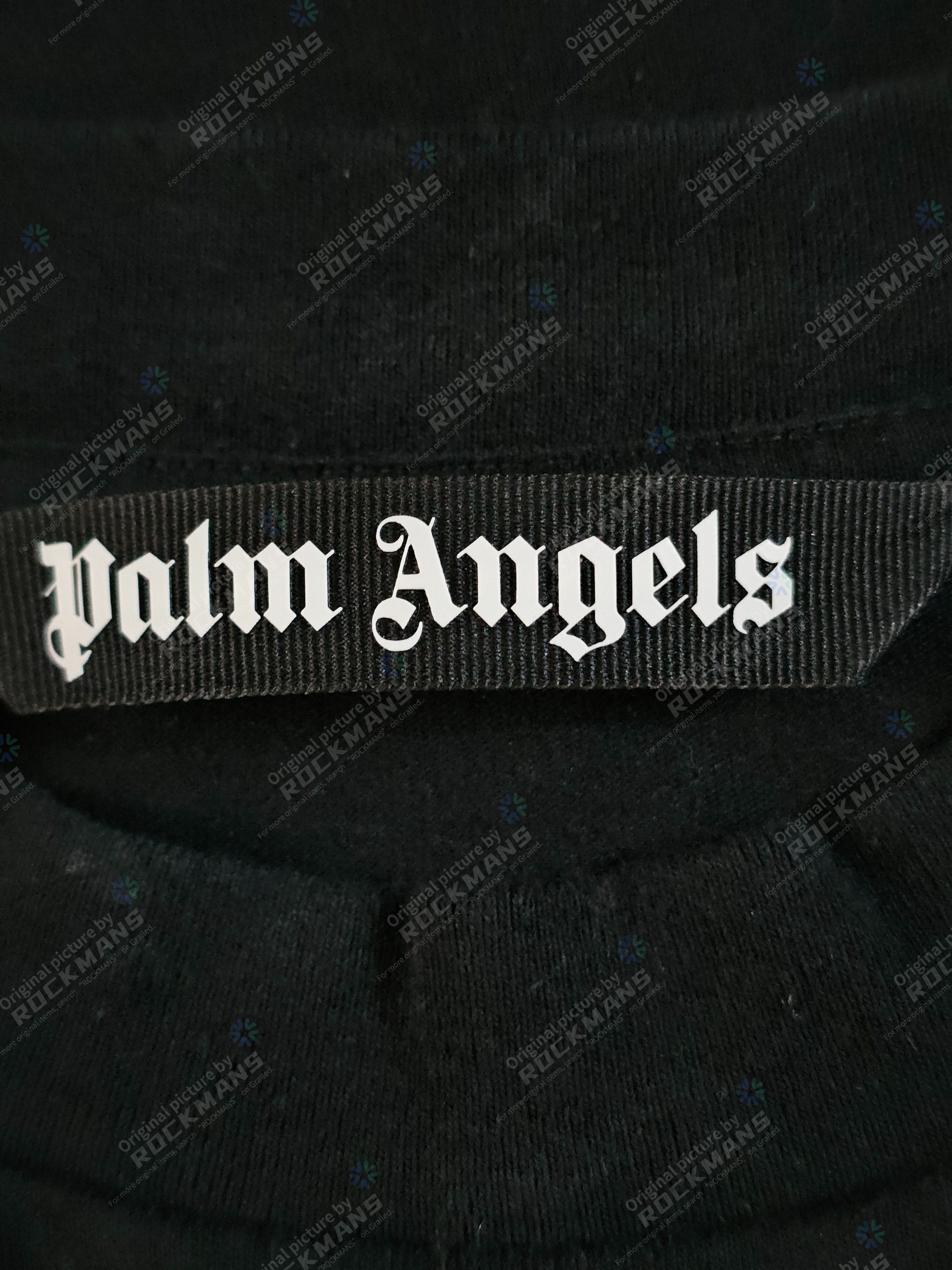 Palm Angels Palm Angels Gothic Logo Oversized T-Shirt Size L Size US L / EU 52-54 / 3 - 4 Thumbnail