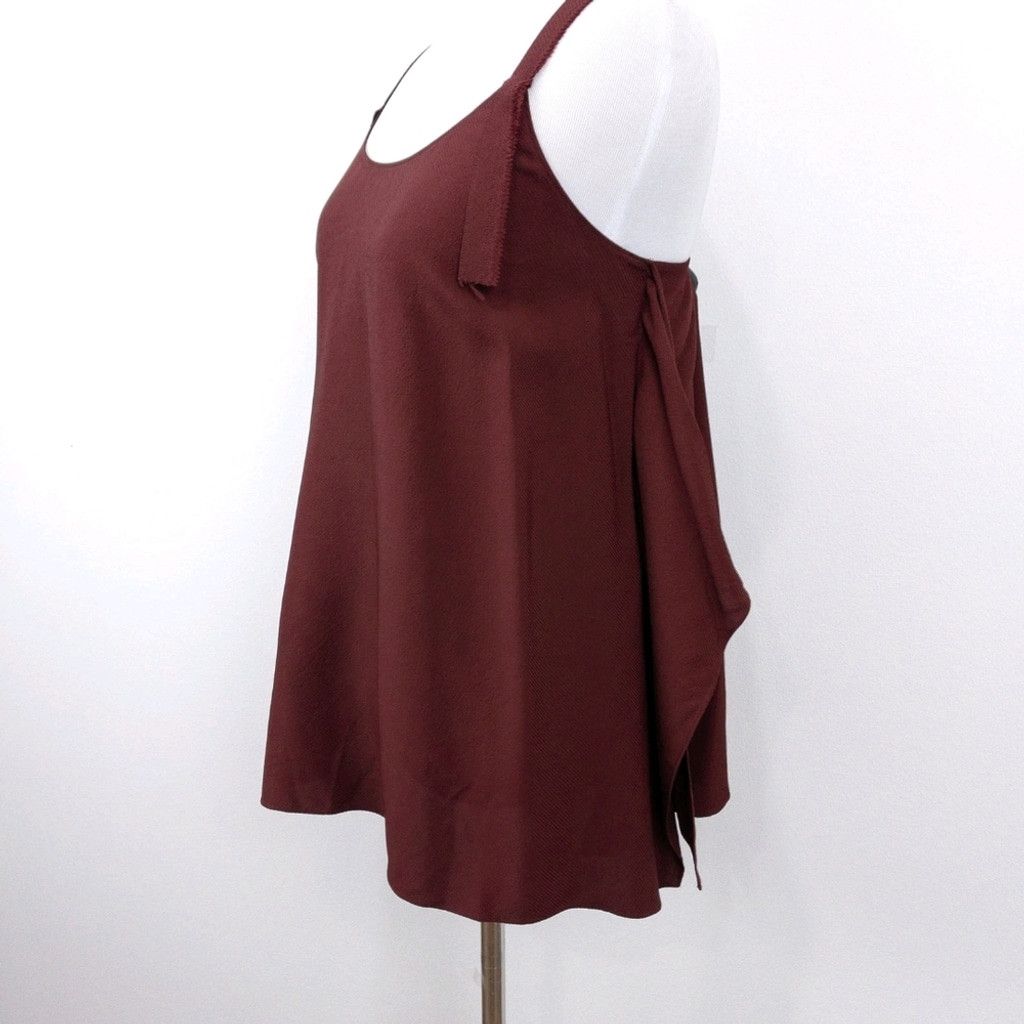 Helmut Lang Helmut Lang Maroon Tank Top Size L / US 10 / IT 46 - 1 Thumbnail