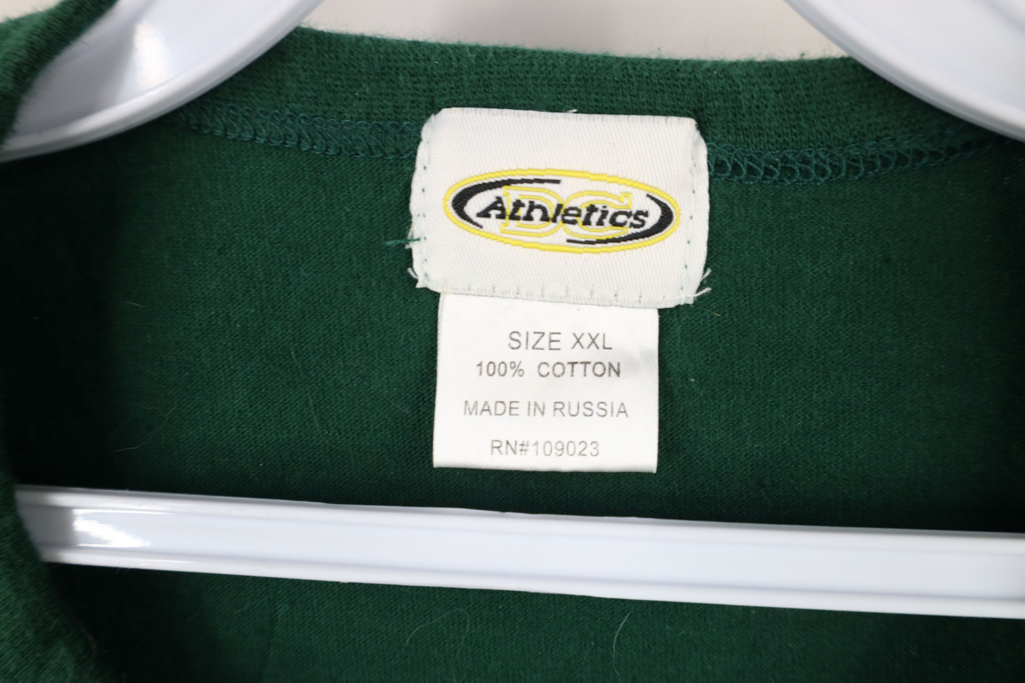Vintage Vintage 90s Streetwear Short Sleeve T-Shirt Green Cotton Size US XXL / EU 58 / 5 - 5 Thumbnail