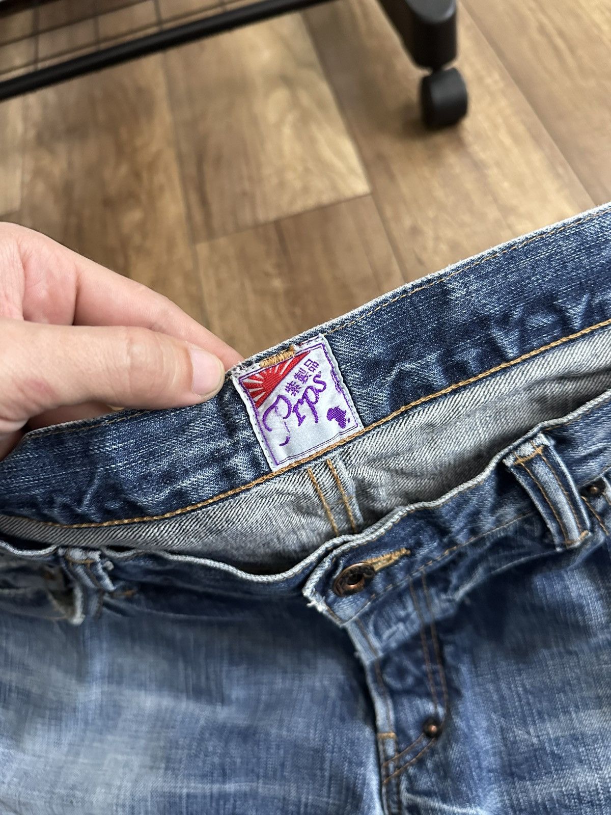 Prps PRPS Japanese Washed Denim Jeans Size US 36 / EU 52 - 15 Thumbnail