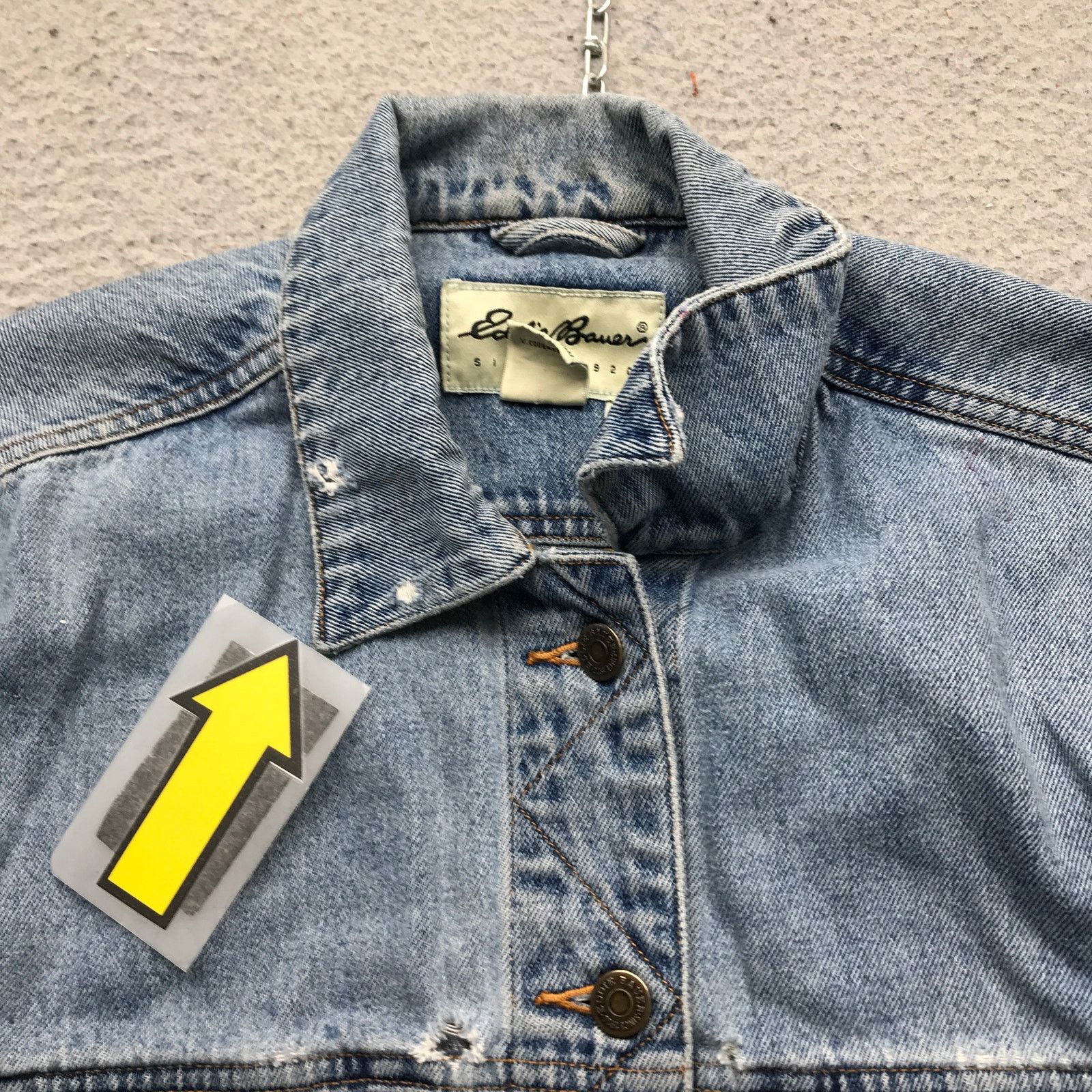 Eddie Bauer Vintage Eddie Bauer Denim Trucker Jacket Womens Small Blue Size S / US 4 / IT 40 - 7 Thumbnail