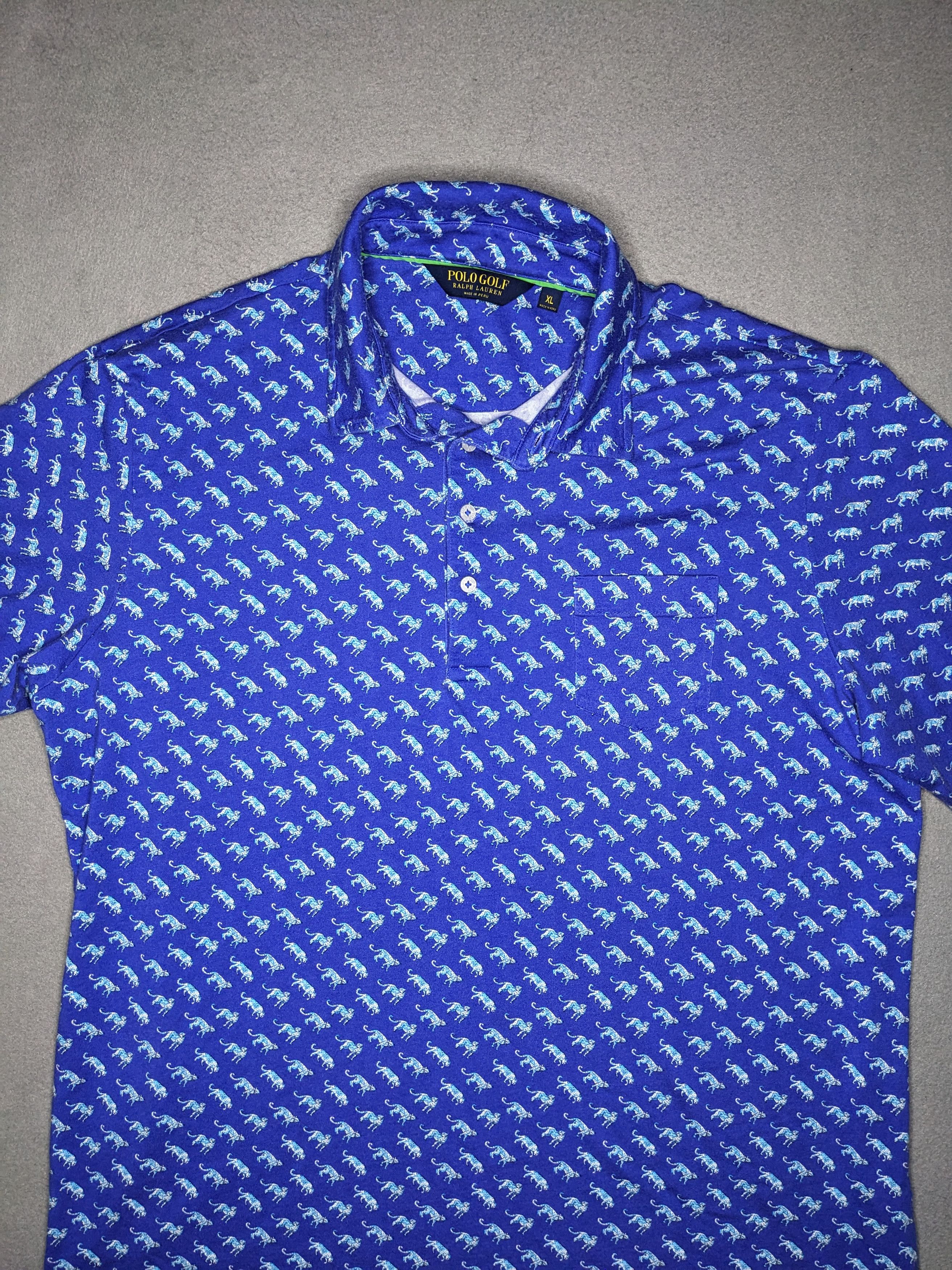 Polo Ralph Lauren Polo Golf Ralph Lauren Pocket Shirt XL Pima Cotton AOP Size US XL / EU 56 / 4 - 3 Thumbnail
