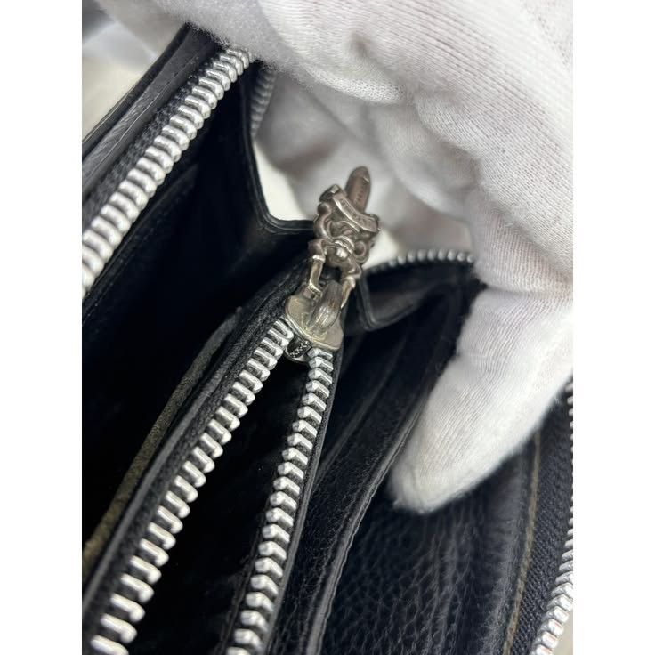 Chrome Hearts CH Rec F Zip Wallet Filigree Plus Size ONE SIZE - 4 Thumbnail